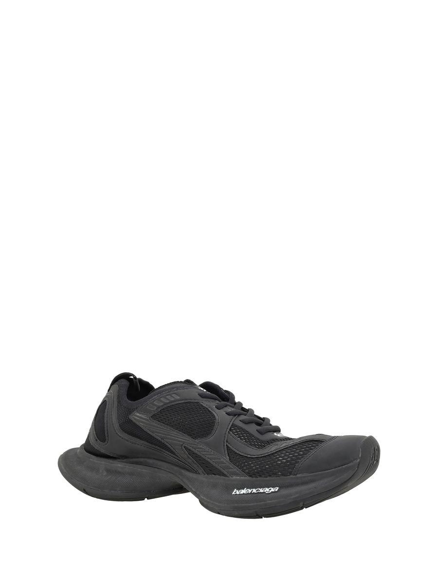 BALENCIAGA Black Mesh And Rubber Circuit Sneakers Product Image