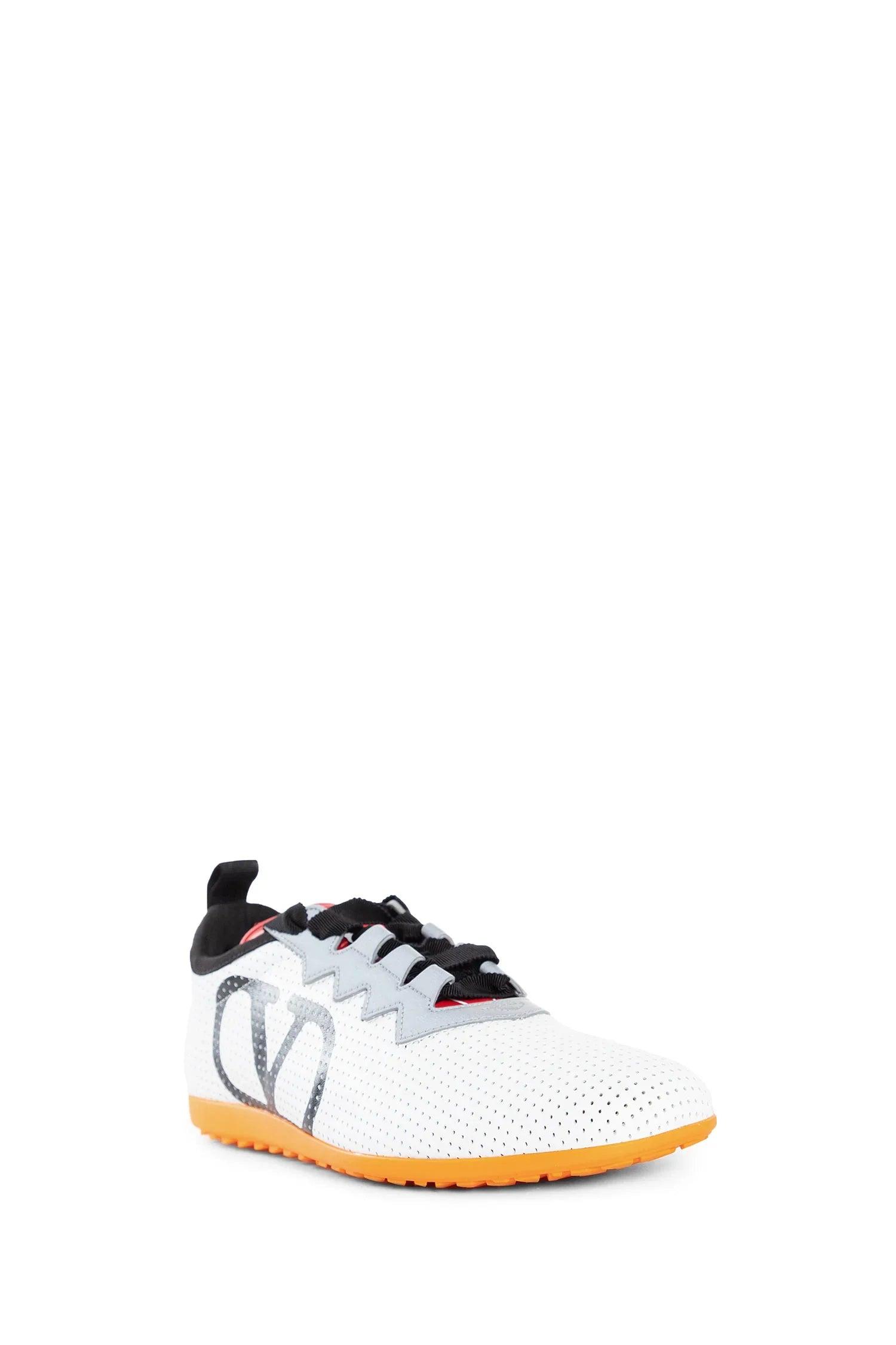 VALENTINO GARAVANI Chromathon Low-top Sneakers In Perforated Leather In Multi Product Image