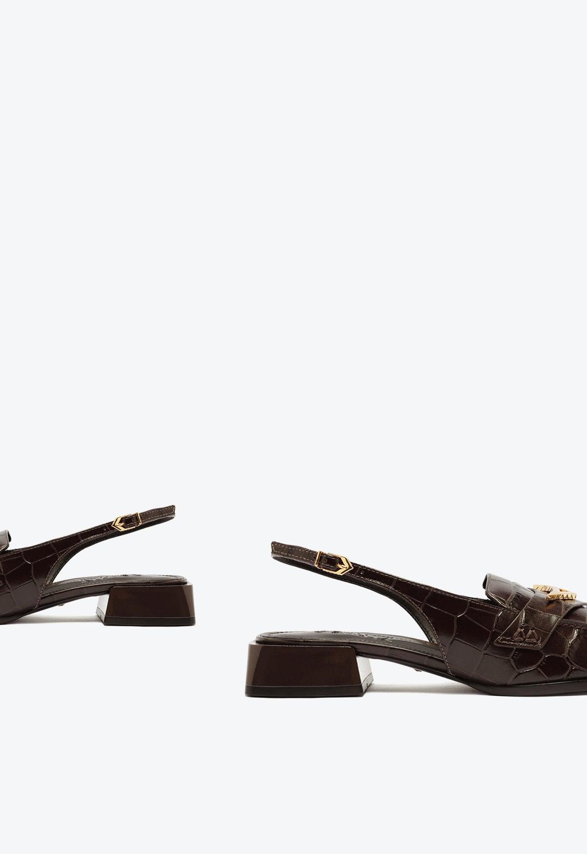 Arizona Sling Block Leather Pump Product Image