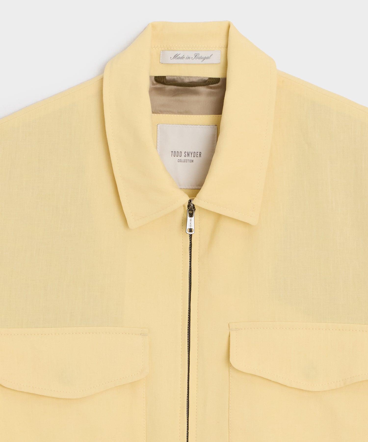 Italian Sueded Linen Ricky Jacket Product Image