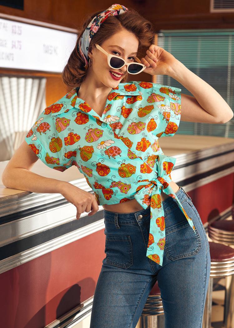 ModCloth x Marisol Muro Fabulous Fantasies Wrap Top Product Image