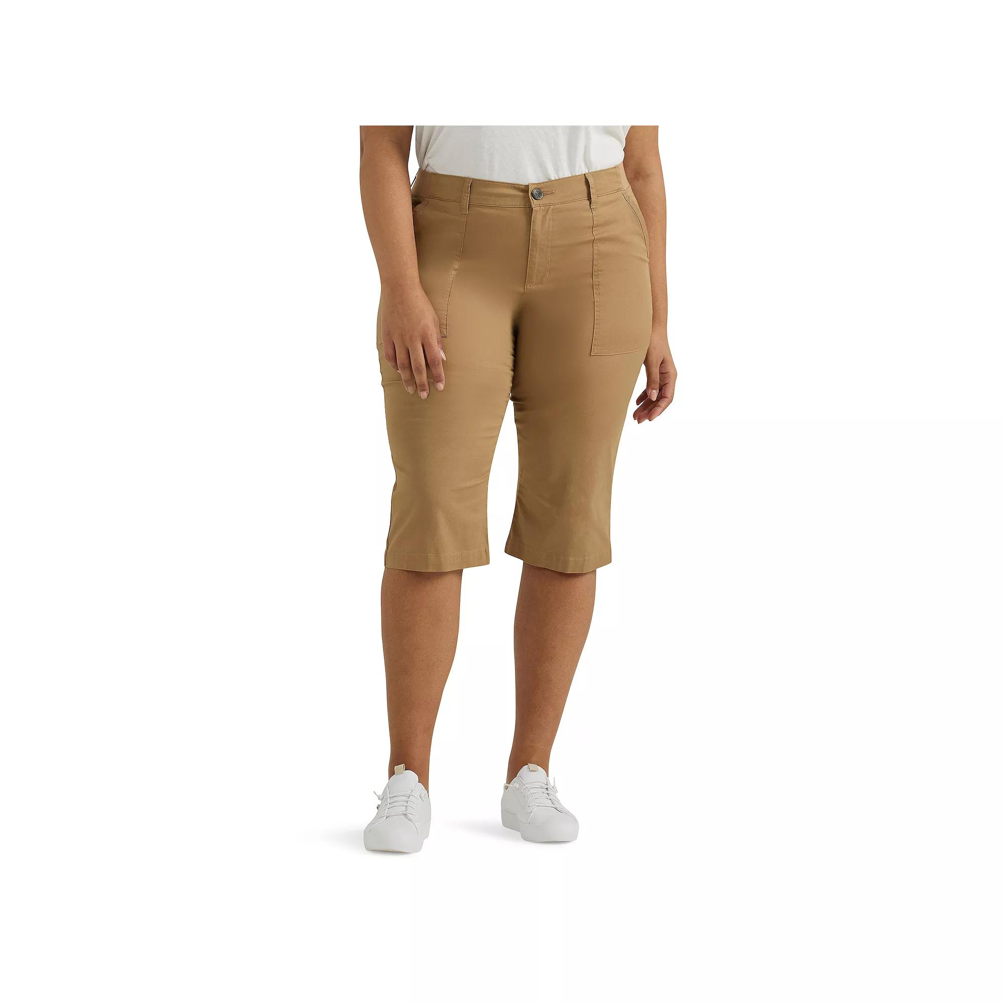 Plus Size Lee FLEX TO GO Utility Skimmer Pants, Women's, Size: 24 W, Settler Product Image