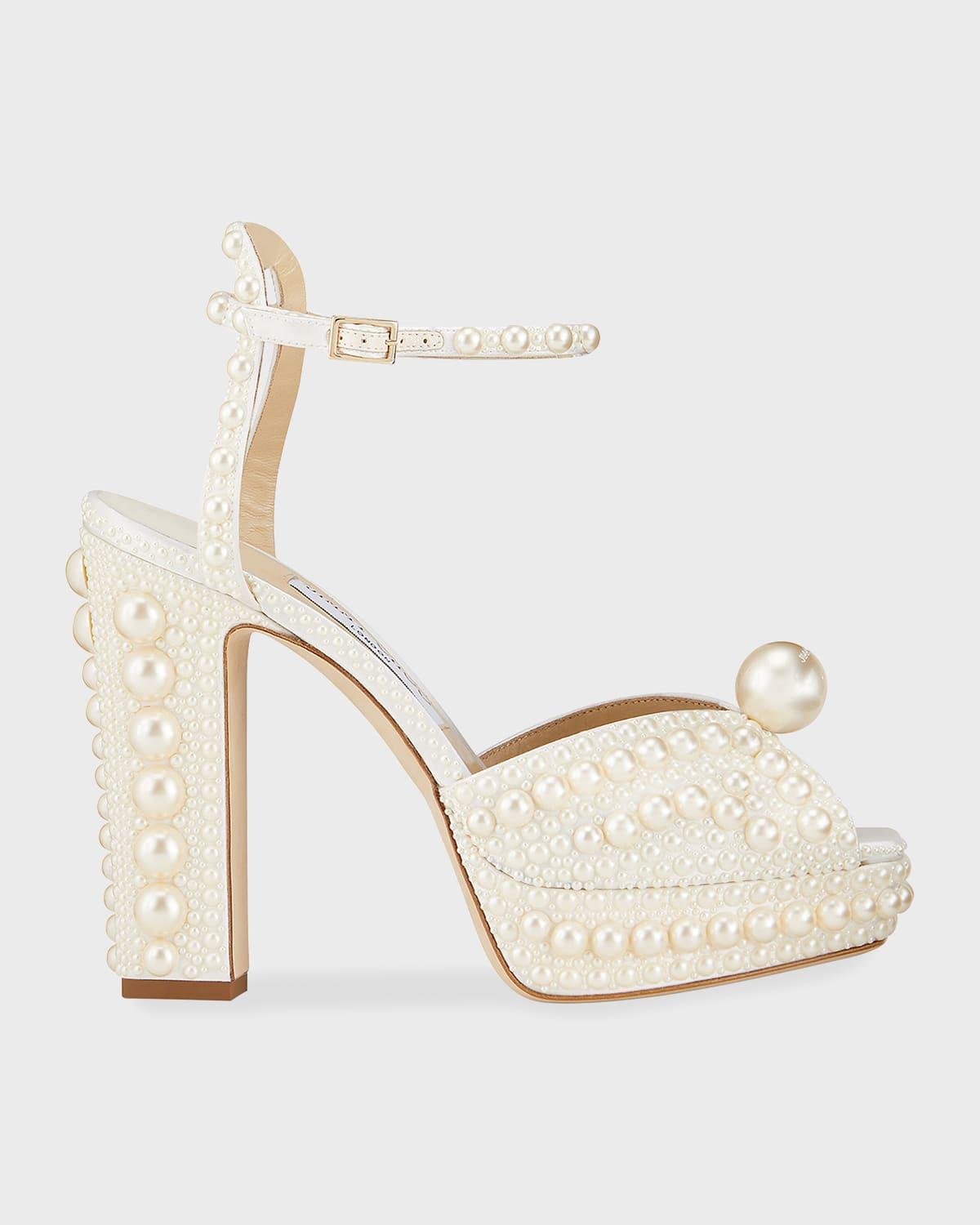 Womens Sacaria 120MM Embellished Platform Sandals Product Image