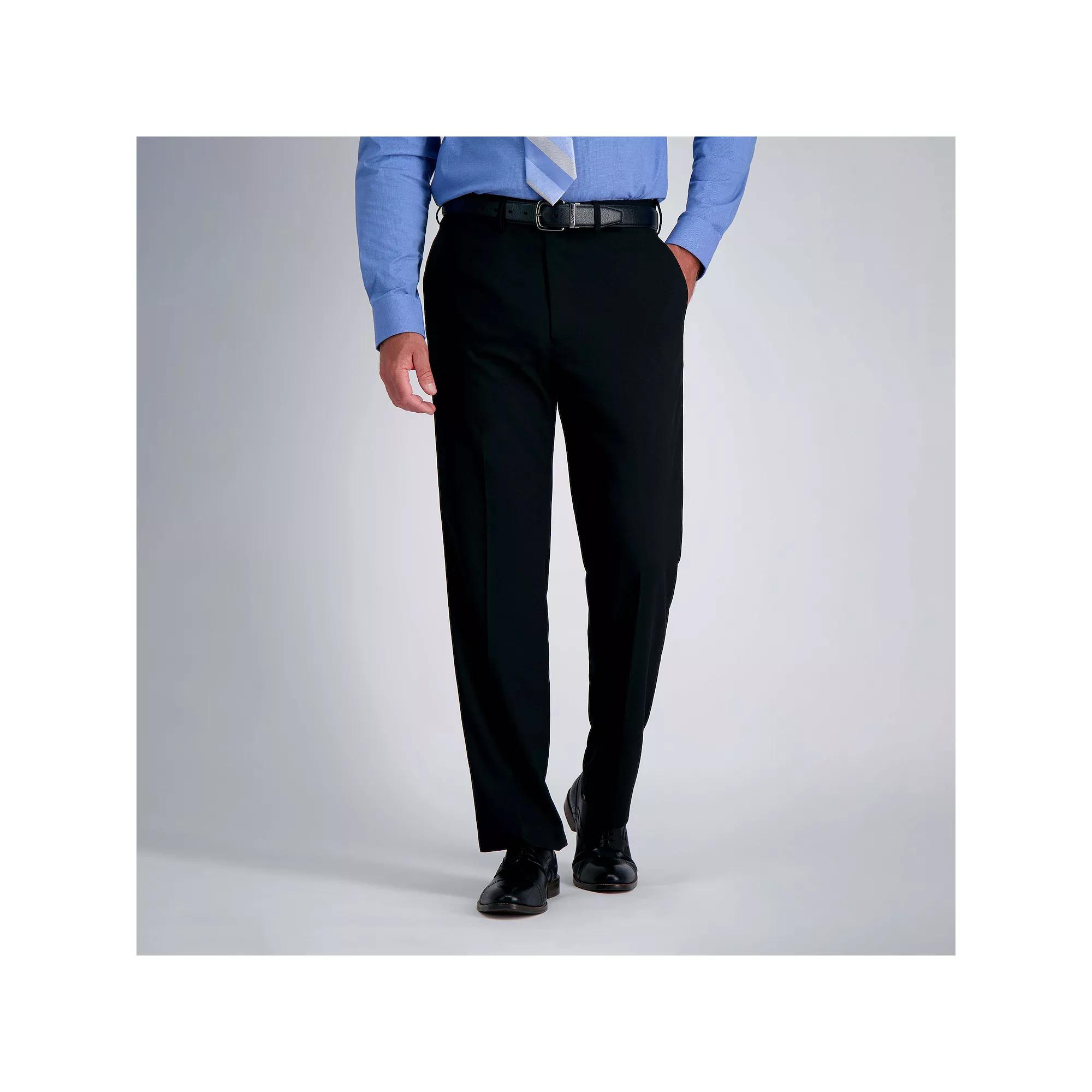 Men's Haggar® Premium Classic-Fit Flat-Front Stretch Suit Pants,  Product Image