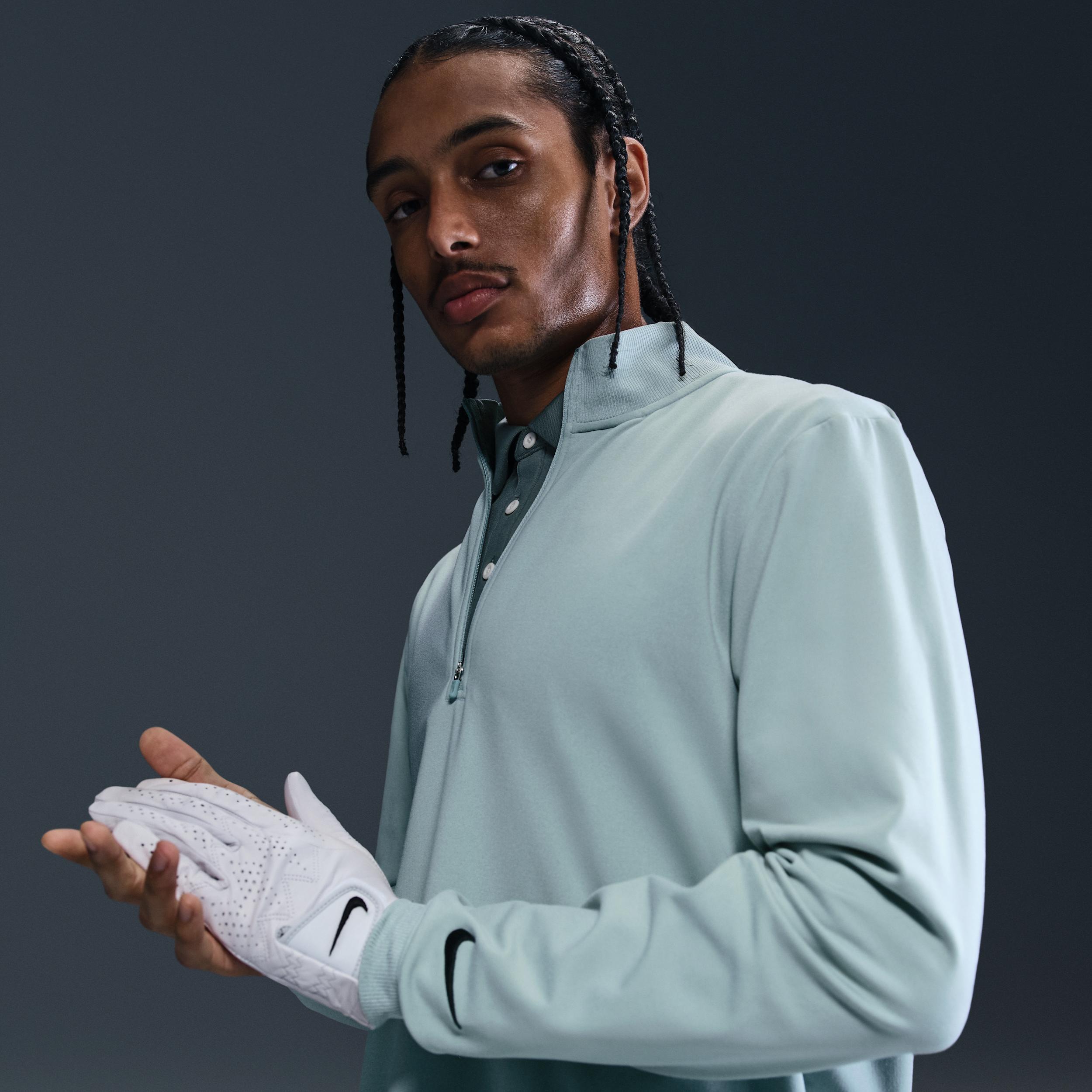 Nike Mens Tour 1/2-Zip Golf Top | FZ7522-395 Product Image