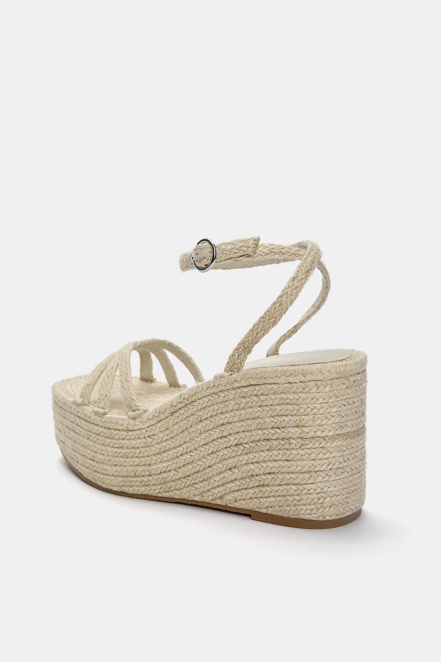 Jute wedge sandals Product Image