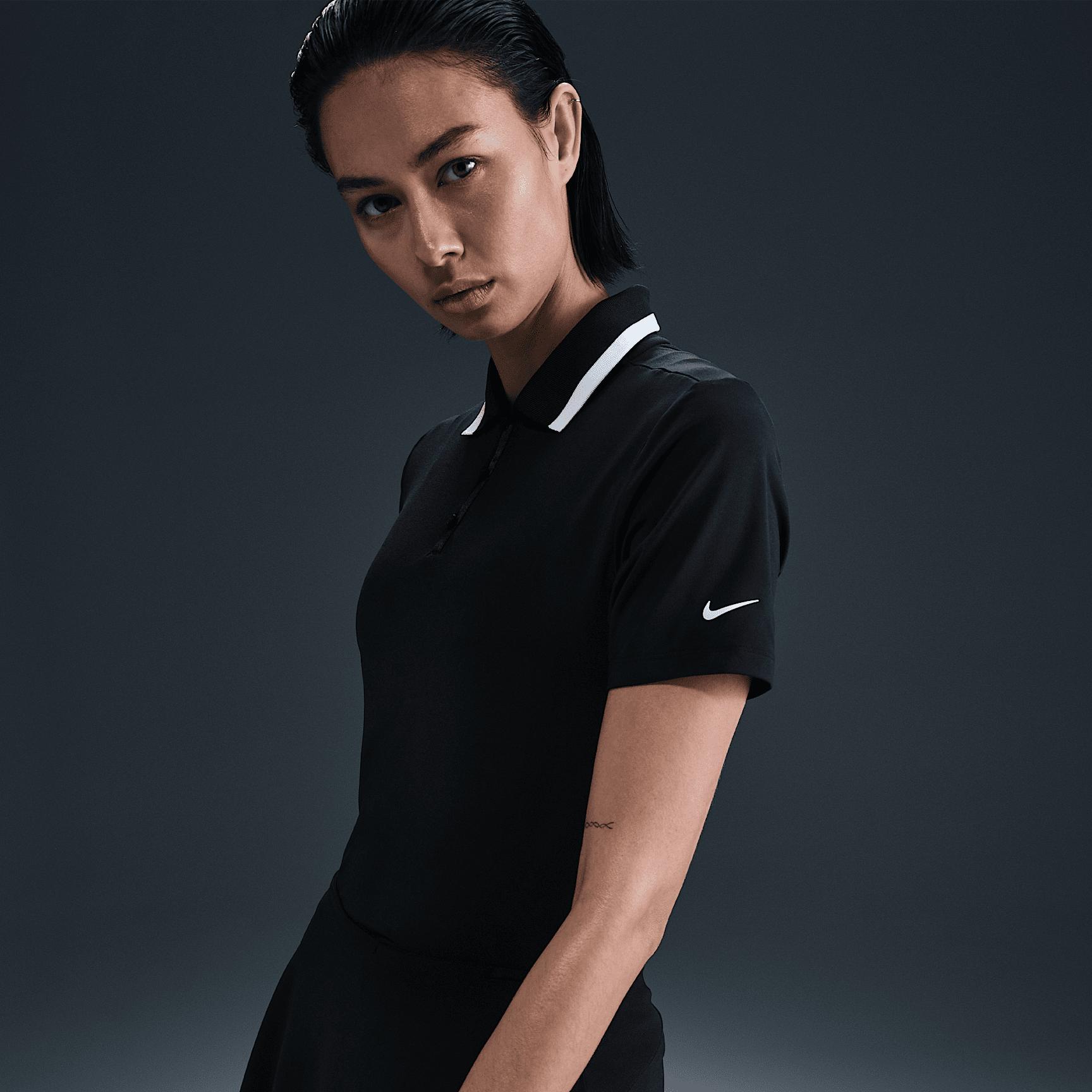 Nike Womens Tour Dri-FIT Short-Sleeve Golf Polo | FZ6297-100 Product Image