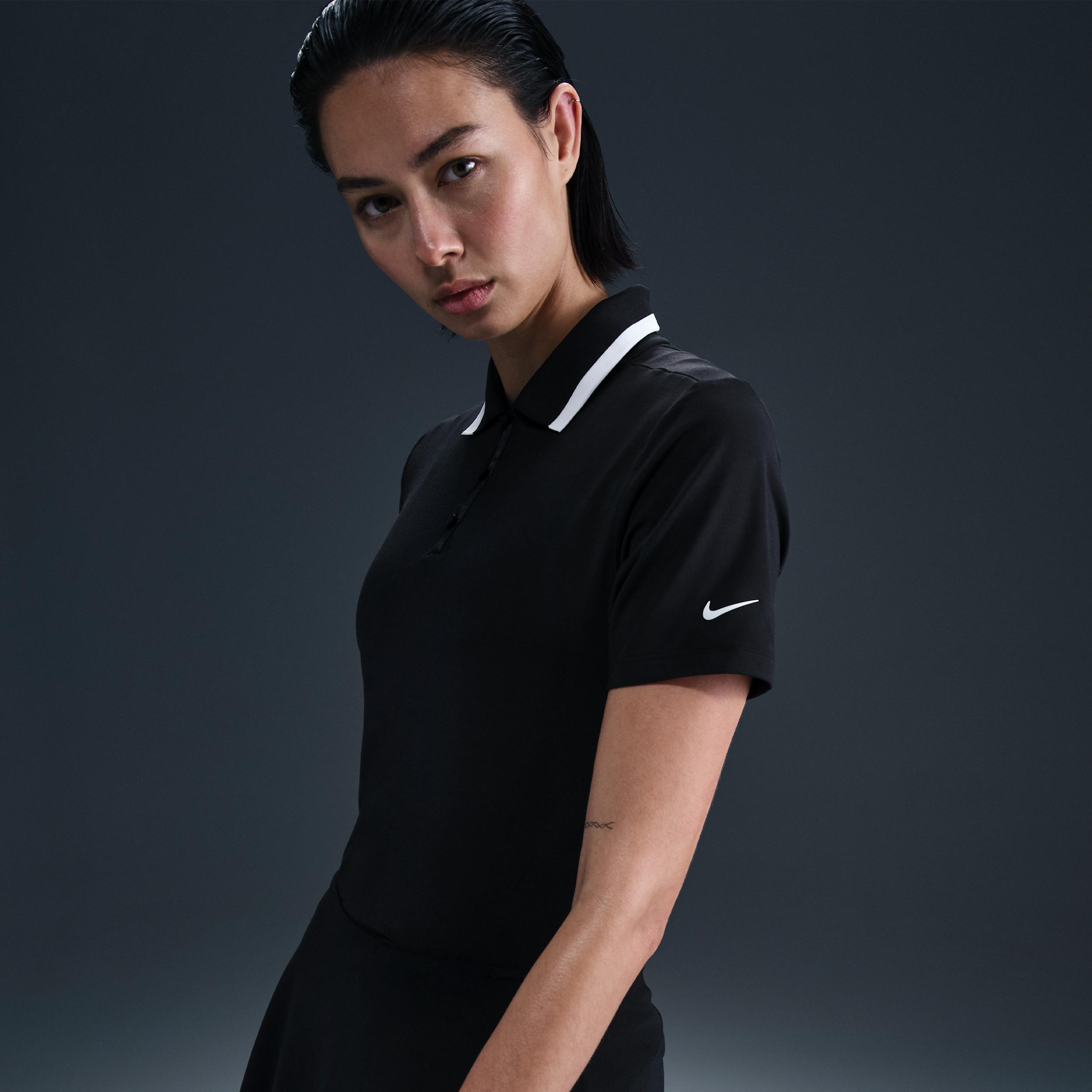 Nike Womens Tour Dri-FIT Short-Sleeve Golf Polo | FZ6297-100 Product Image