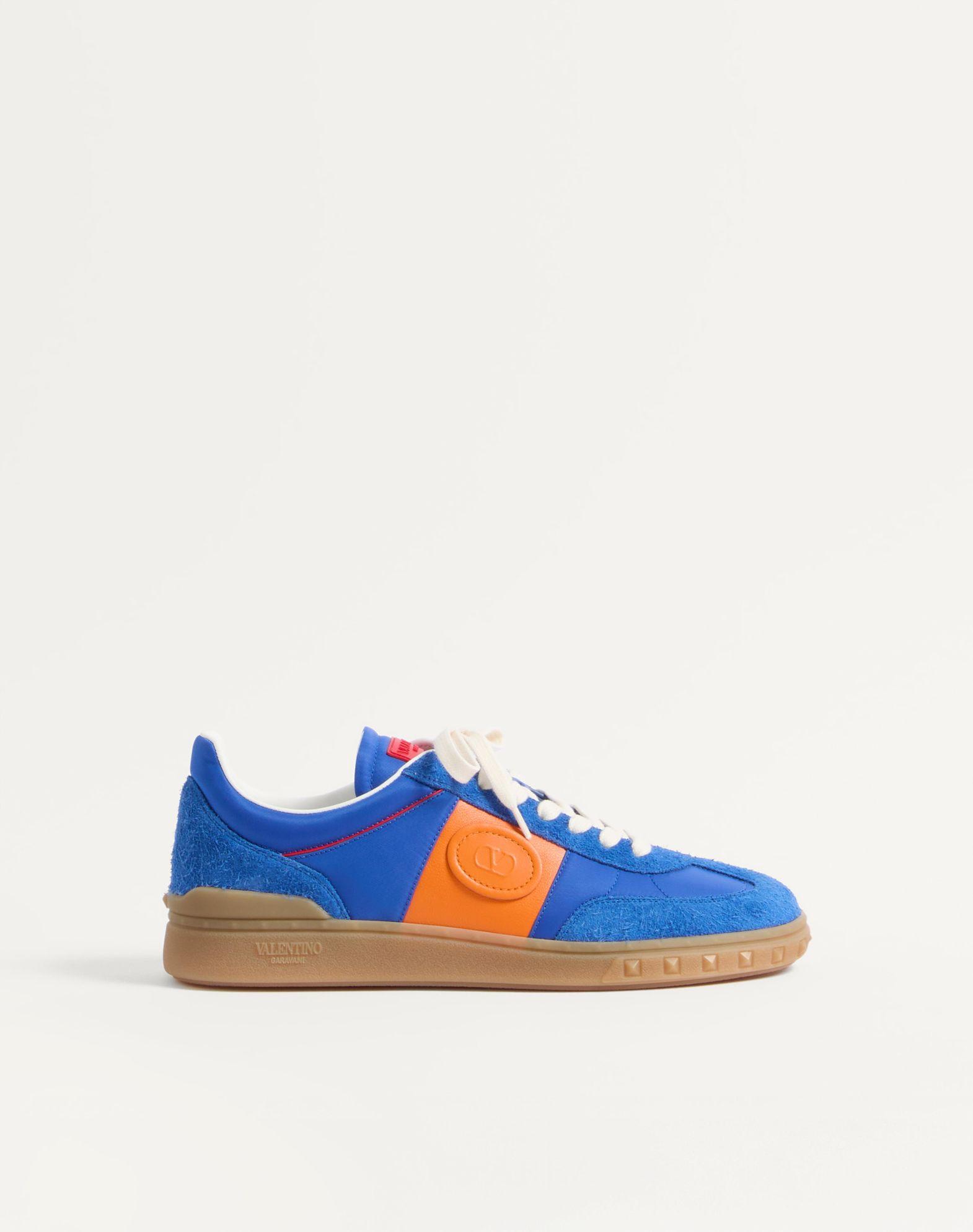 Upvillage Low Top Sneaker In Crust Leather And Nylon Product Image