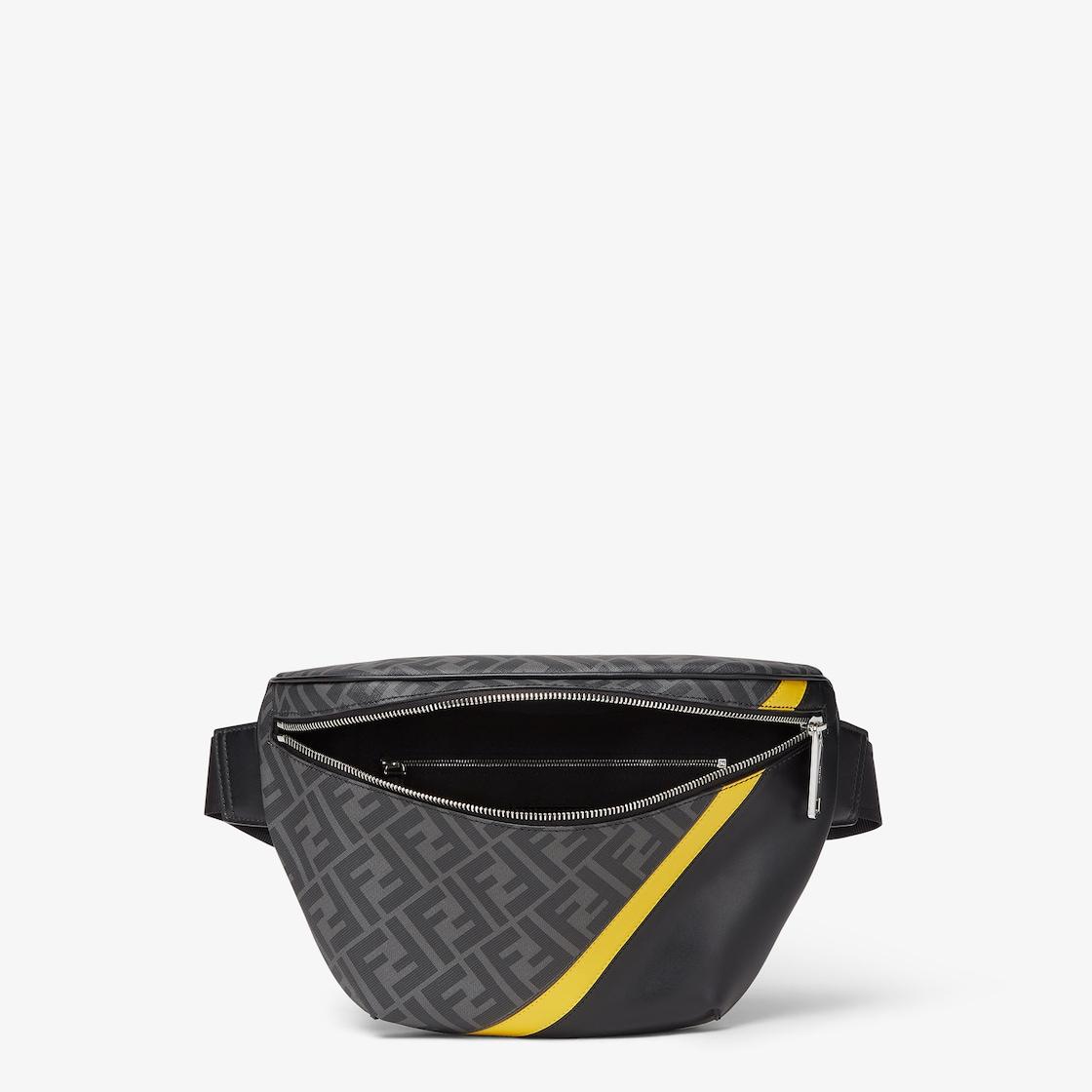 Fendi Diagonal Belt BagGray fabric belt bag Product Image
