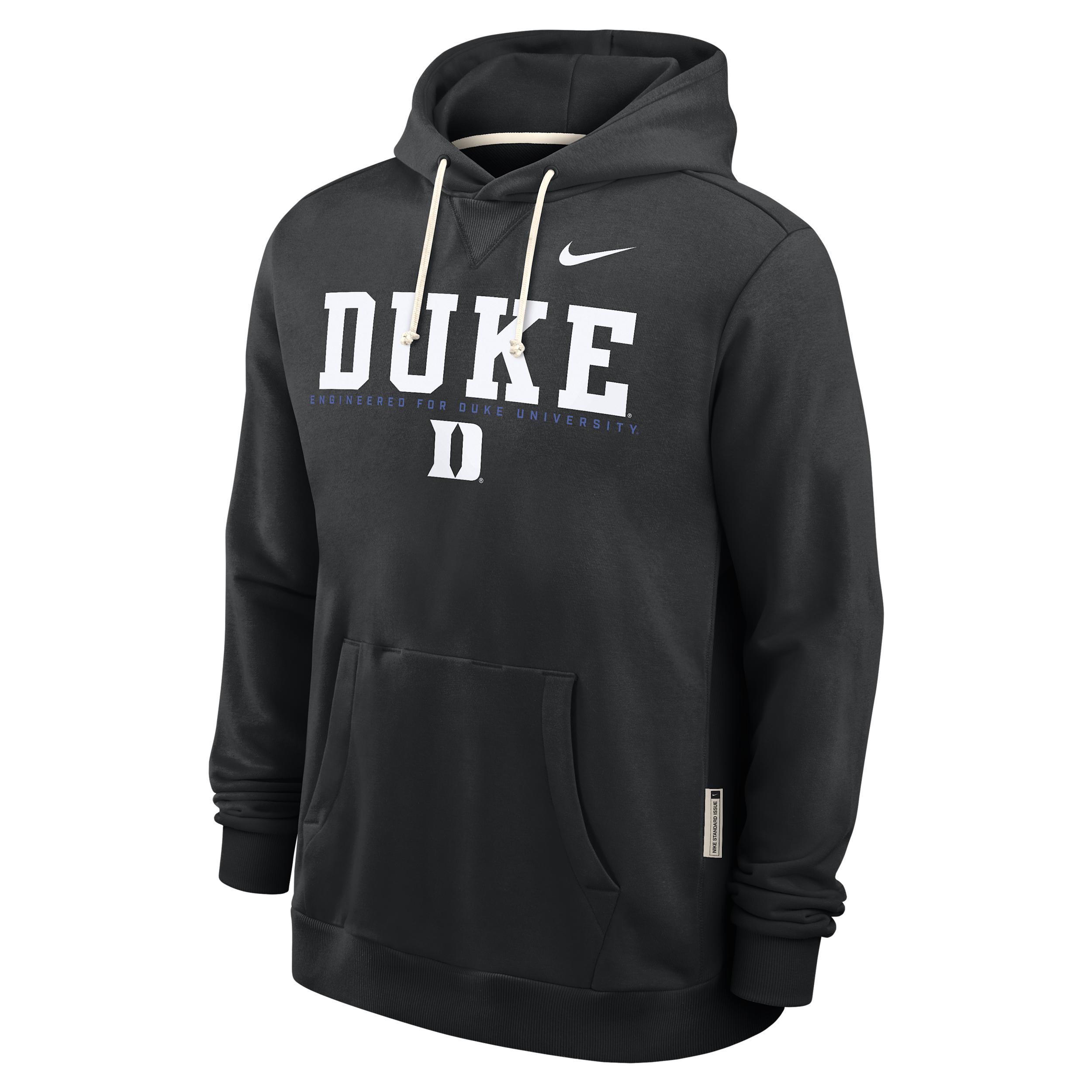 Duke Sideline Nike Men's Dri-FIT College Pullover Hoodie Product Image