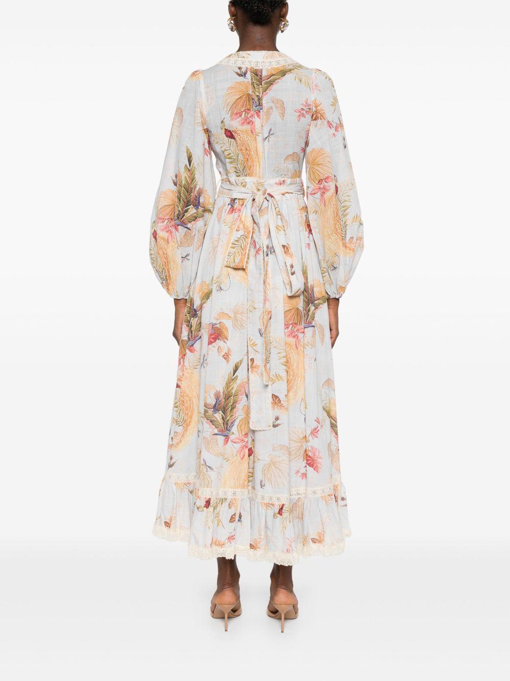 Ascension frill midi dress Product Image