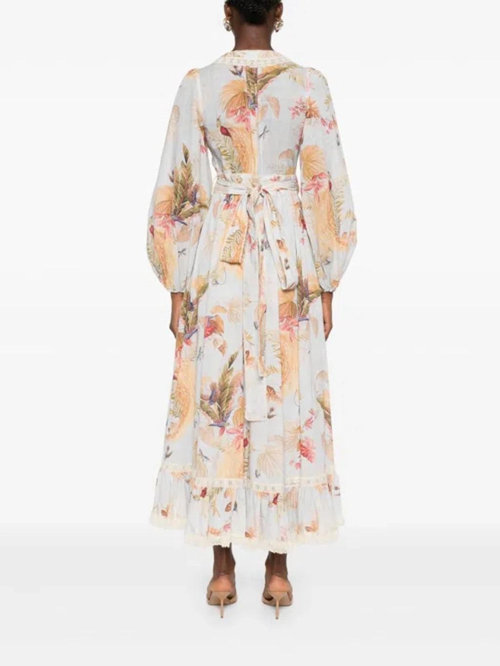 Ascension frill midi dress Product Image