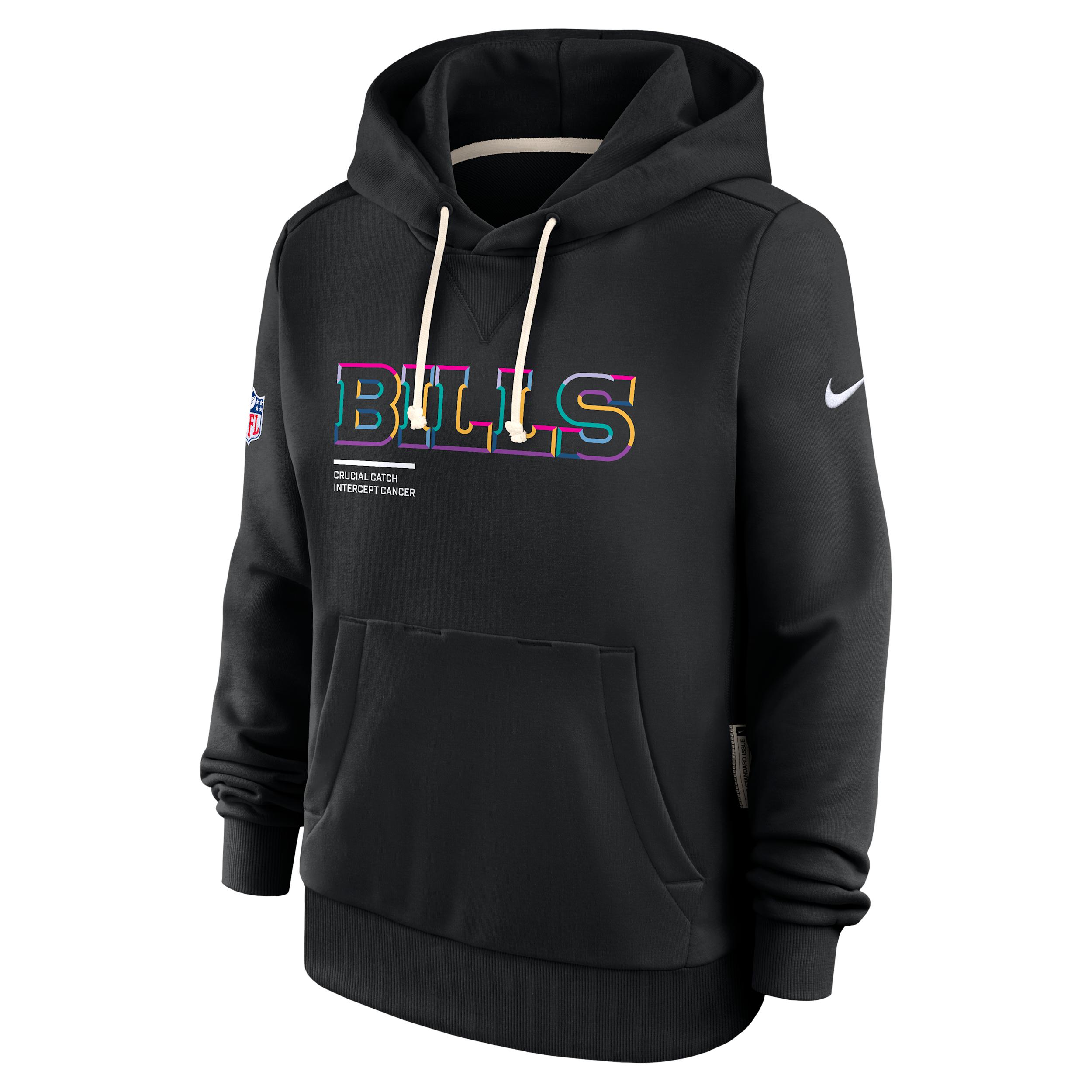 Buffalo Bills Crucial Catch Women's Nike Dri-FIT NFL Pullover Hoodie Product Image