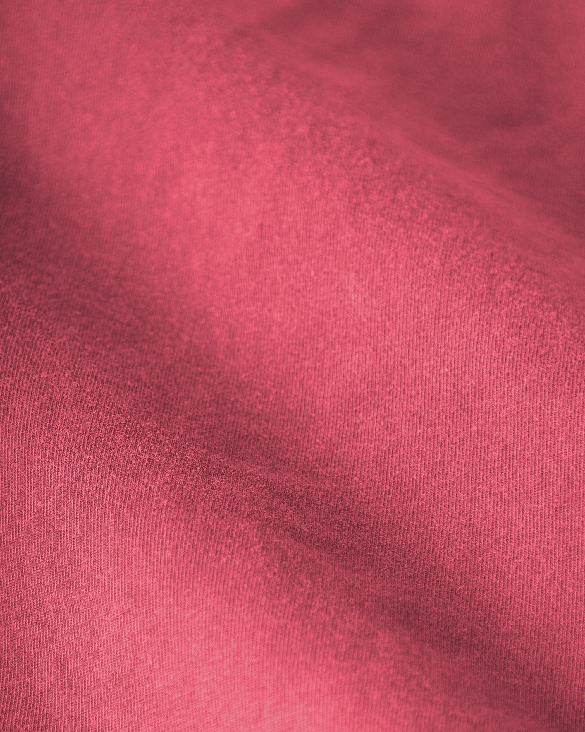 Long Sleeve Salt Washed Polo in Faded Red Product Image