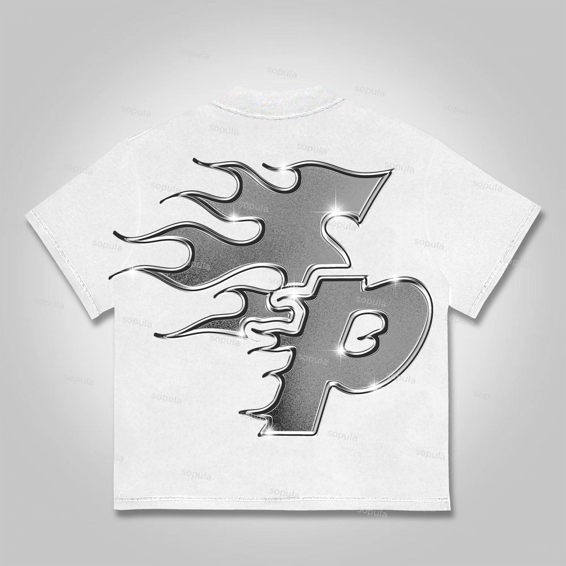 Sopula Money Boxing Gloves Printed Graphics Cotton T-Shirt Product Image