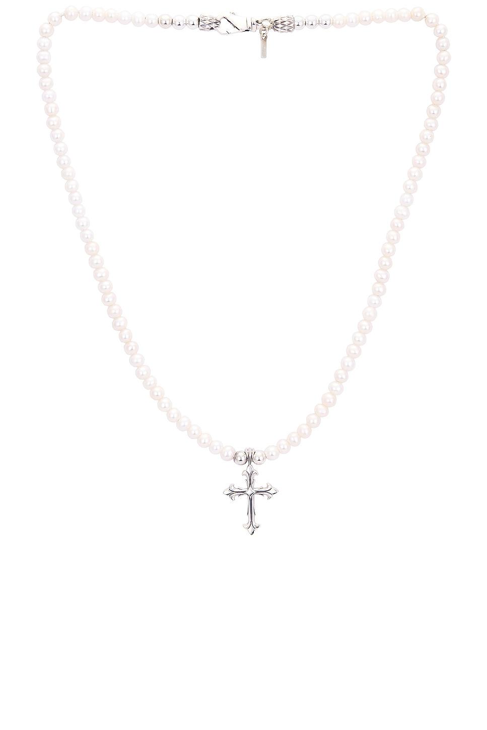 Pearl Necklace With Fleury Cross Product Image