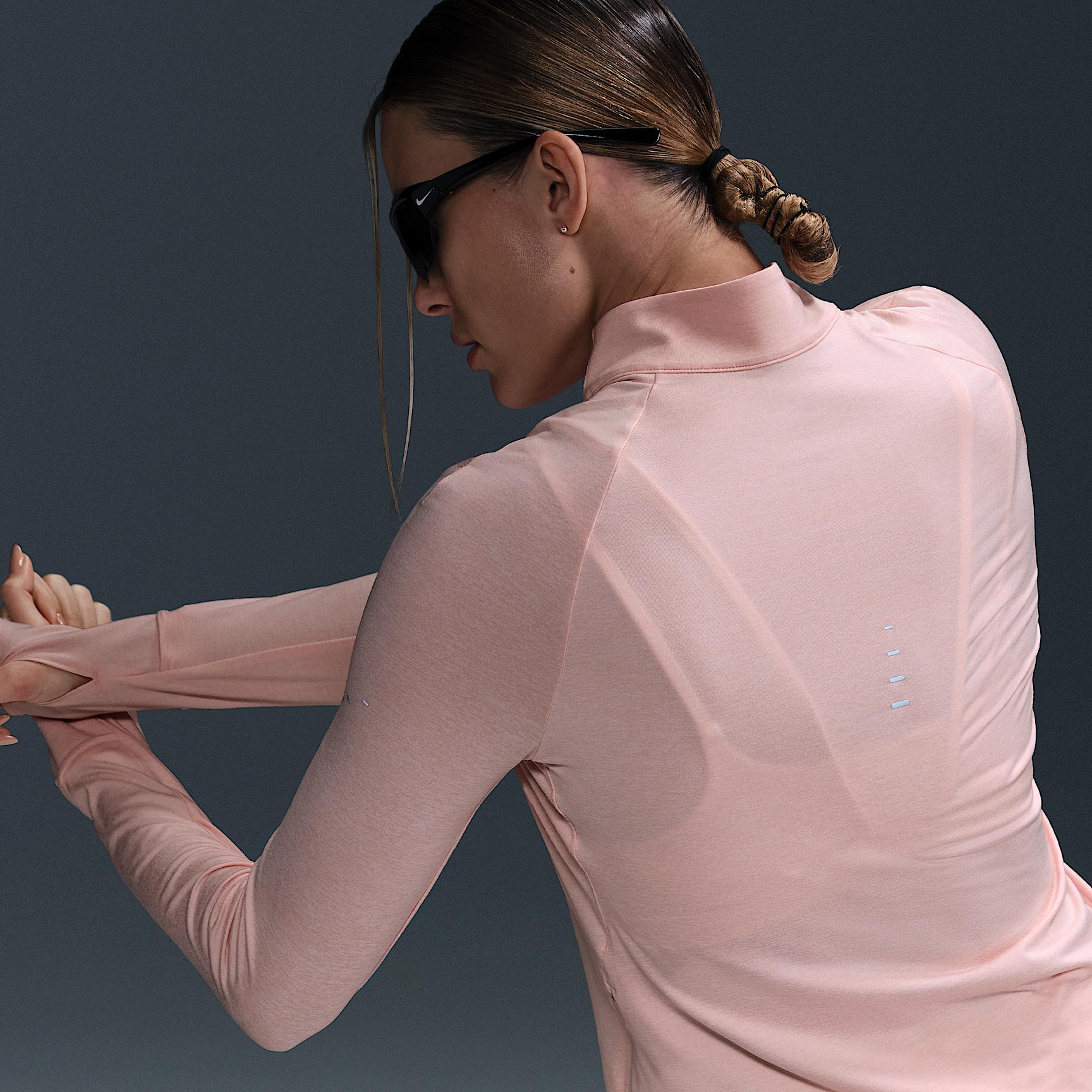 Nike Women's Swift Dri-FIT UV 1/4-Zip Running Top Product Image