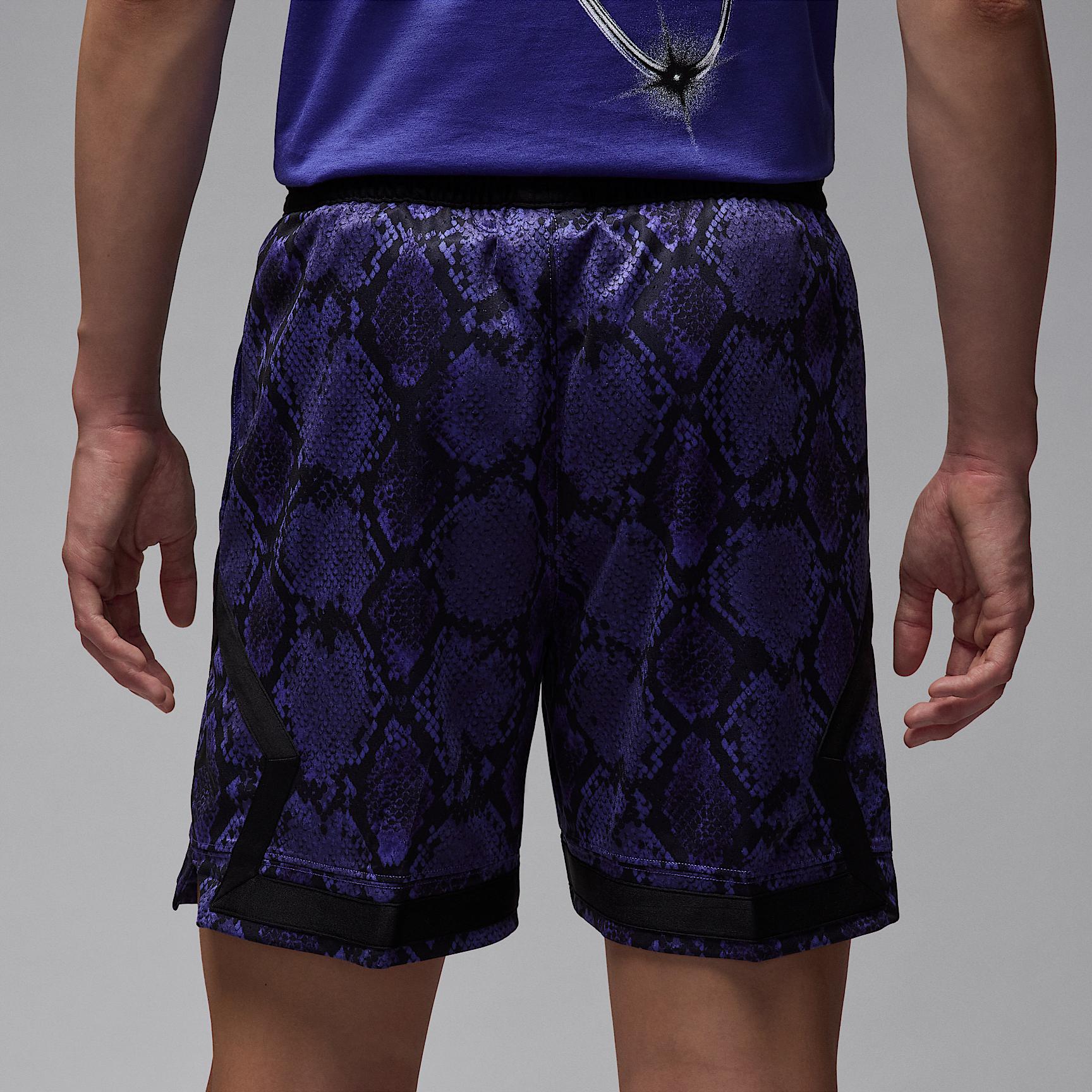 Mens Jordan Sport Dri-FIT Mesh Diamond Shorts | HF9907-543 Product Image