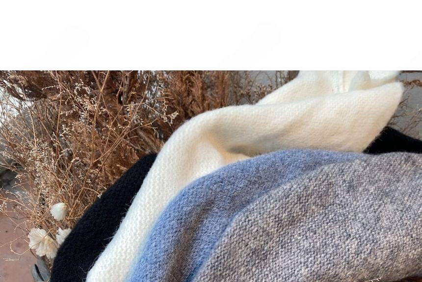 Plain Knit Bandana Product Image