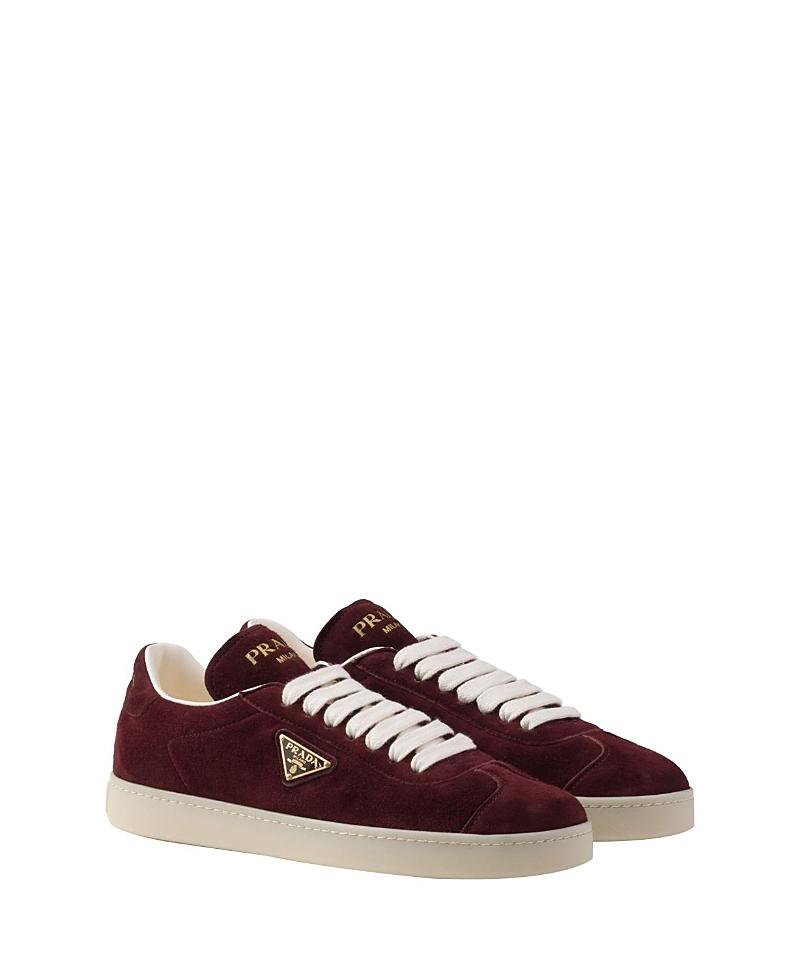 Prada Womens Suede Sneakers Product Image
