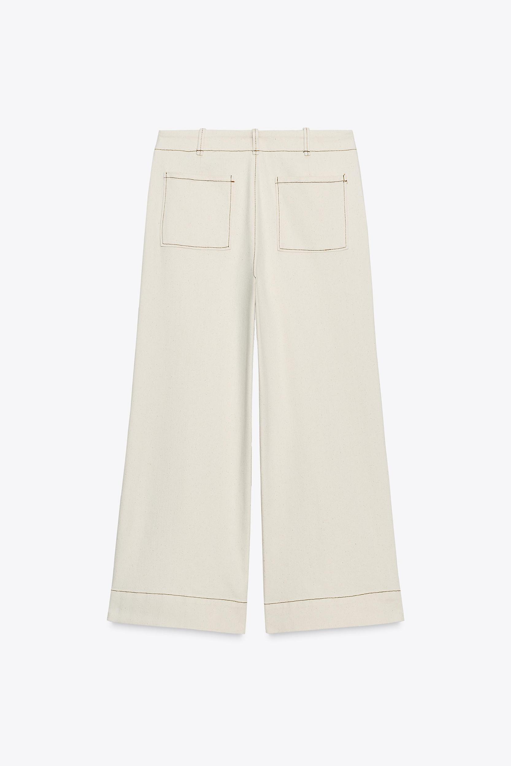TOPSTITCHED CULOTTES Product Image