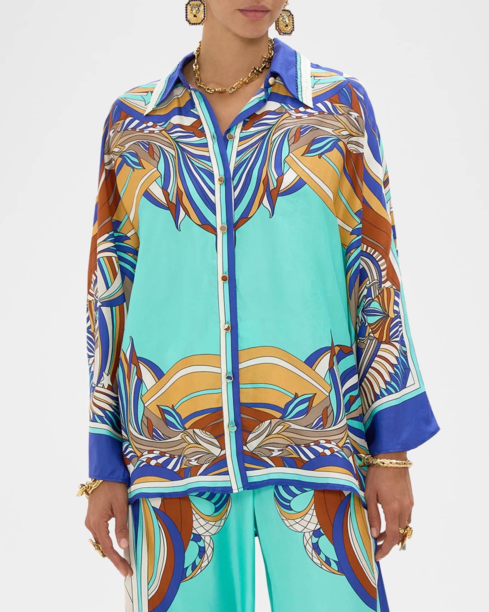 Oasis Oracle Wide Sleeve Blouse Product Image