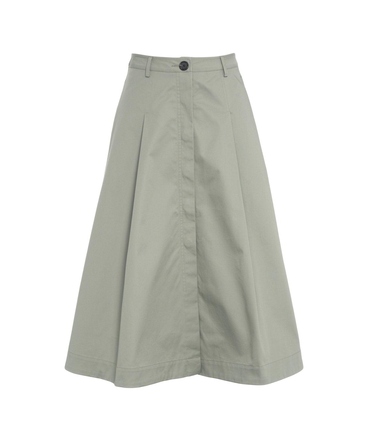 Gabardine midi skirt Product Image