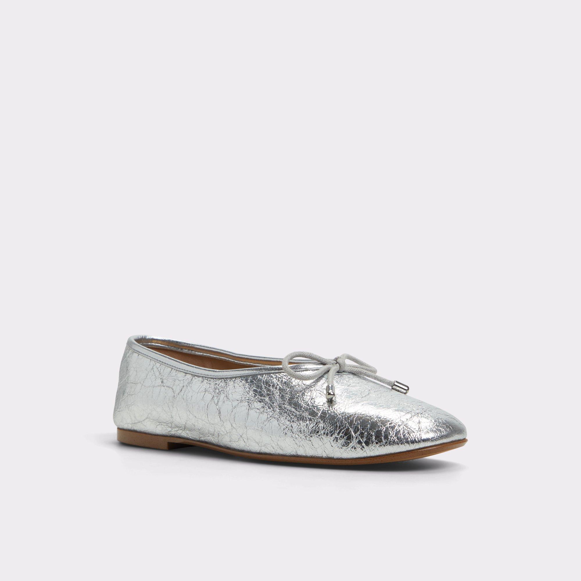 Joselie Silver Women's Ballet Flats | ALDO US Product Image