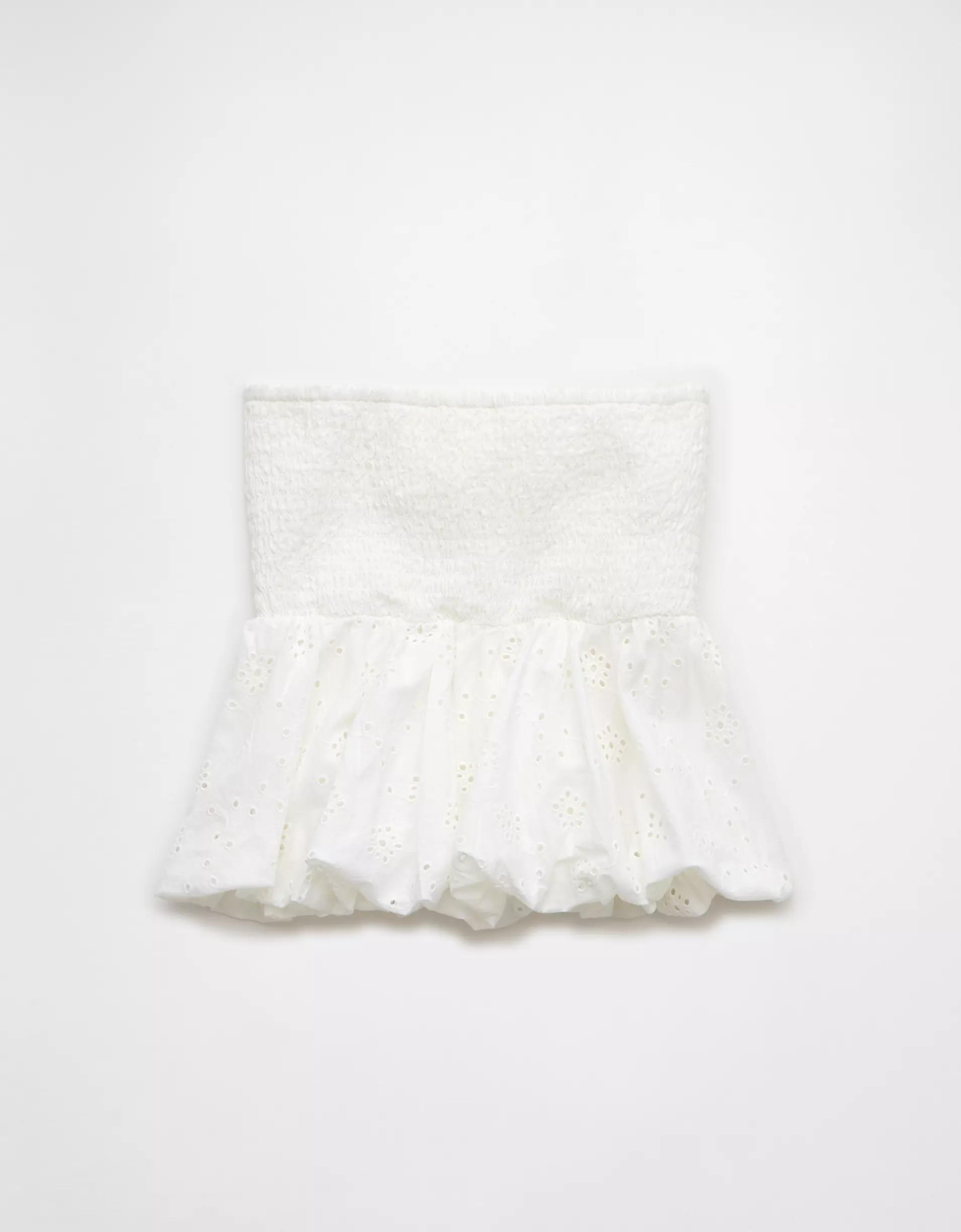 AE Eyelet Bubble Tube Top Product Image