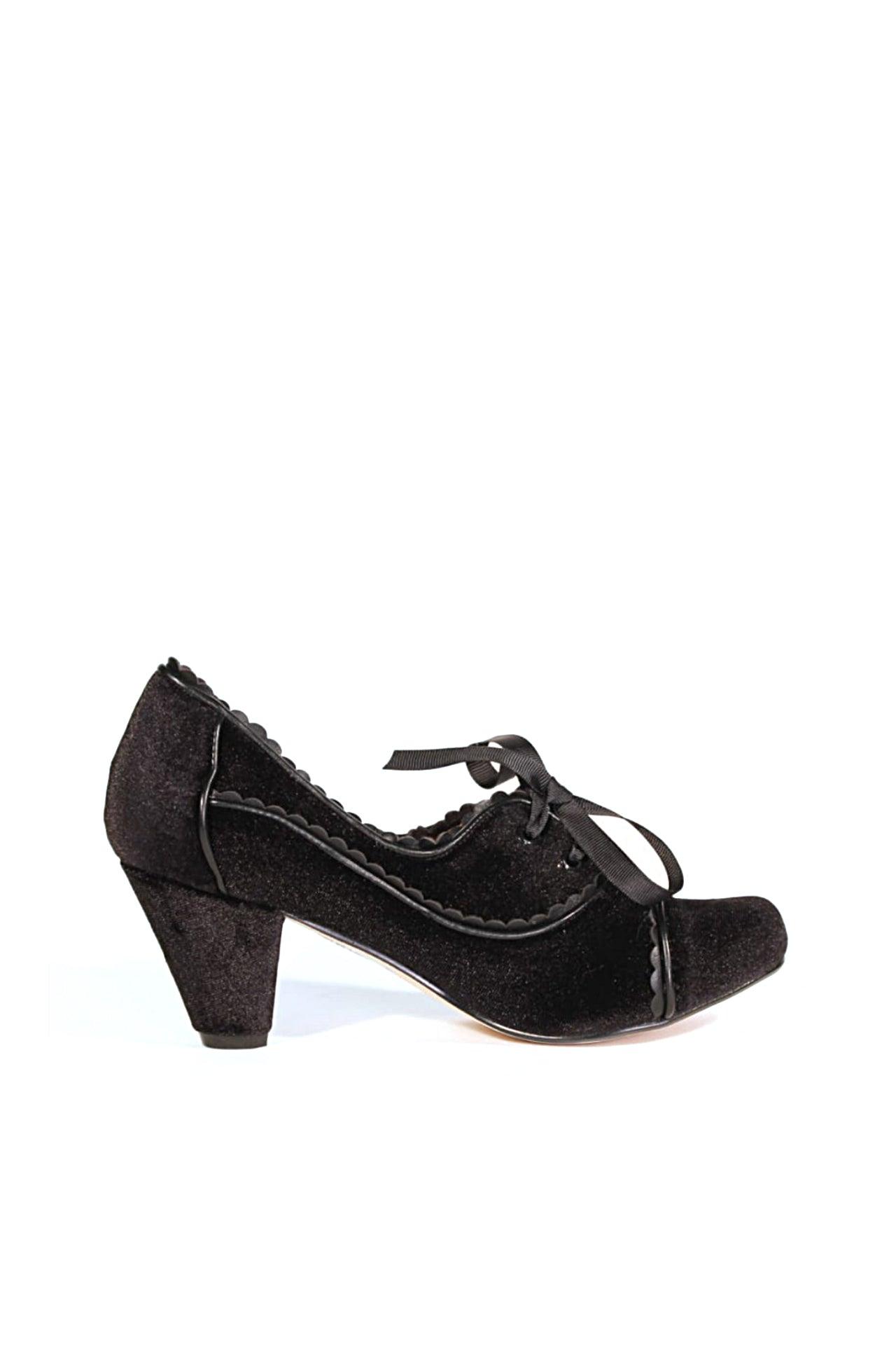 Madison Velvet Retro Heels Product Image