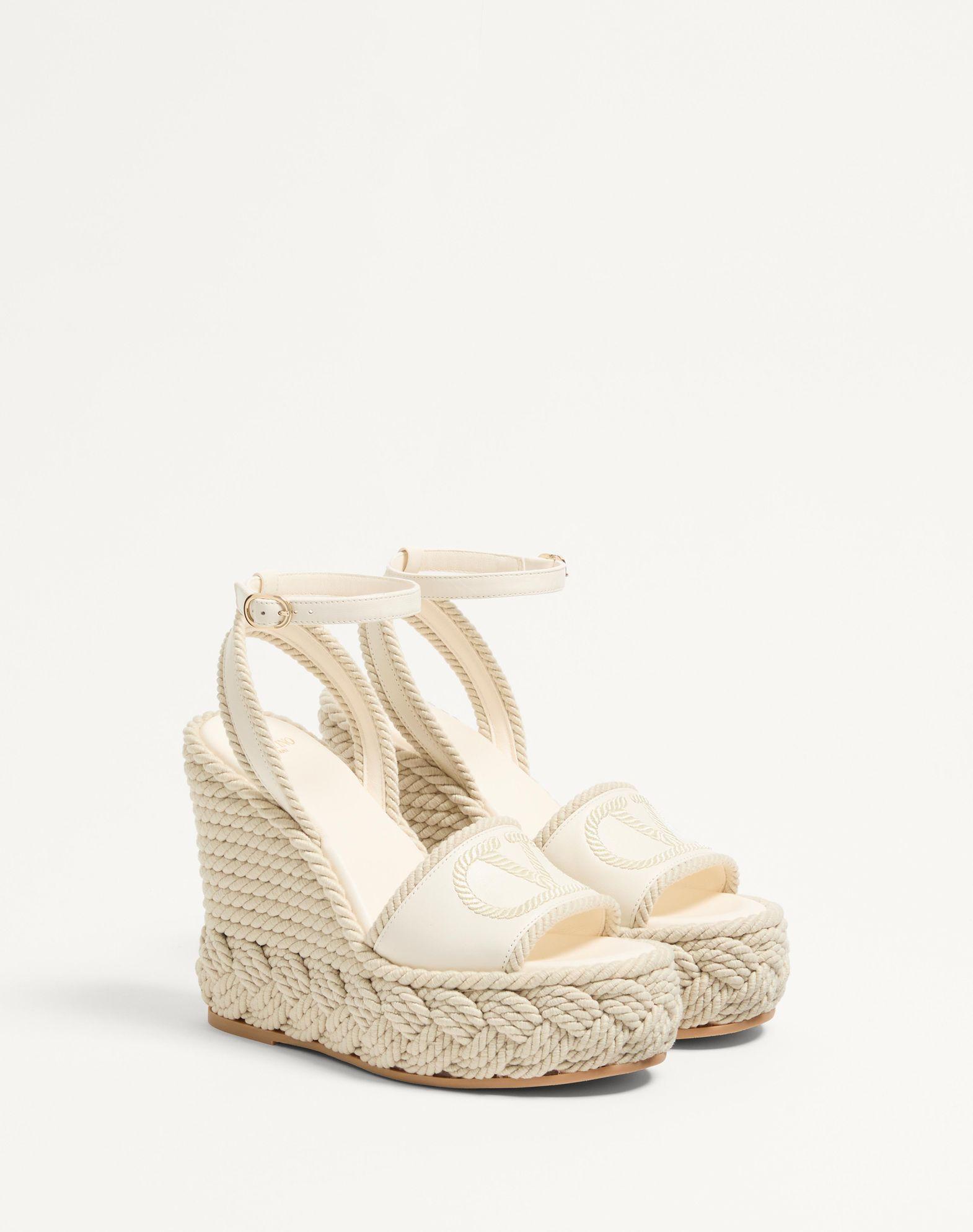 Vlogo Torchon Wedge Sandal In Nappa 130Mm Product Image