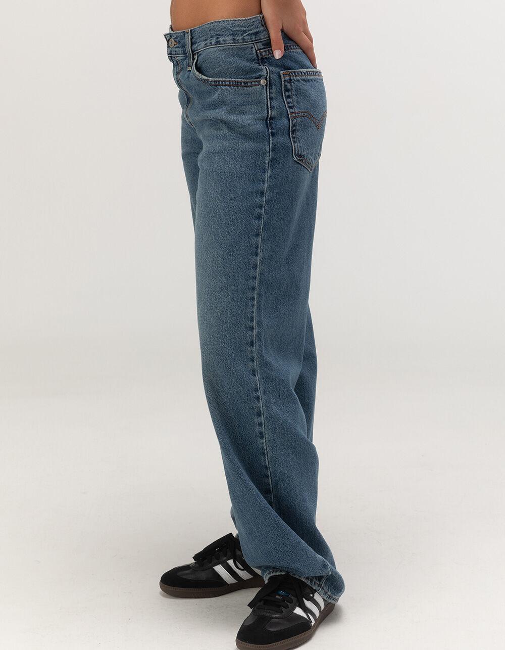 LEVI'S Premium Baggy Dad Womens Jeans - Metaphor Mix - MED BLAST Product Image