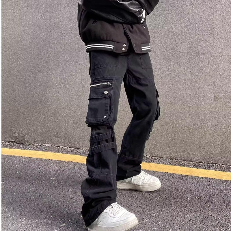 Sopula Unisex Men's Multi-Pocket Casual Pants Functional Cargo Pants Product Image