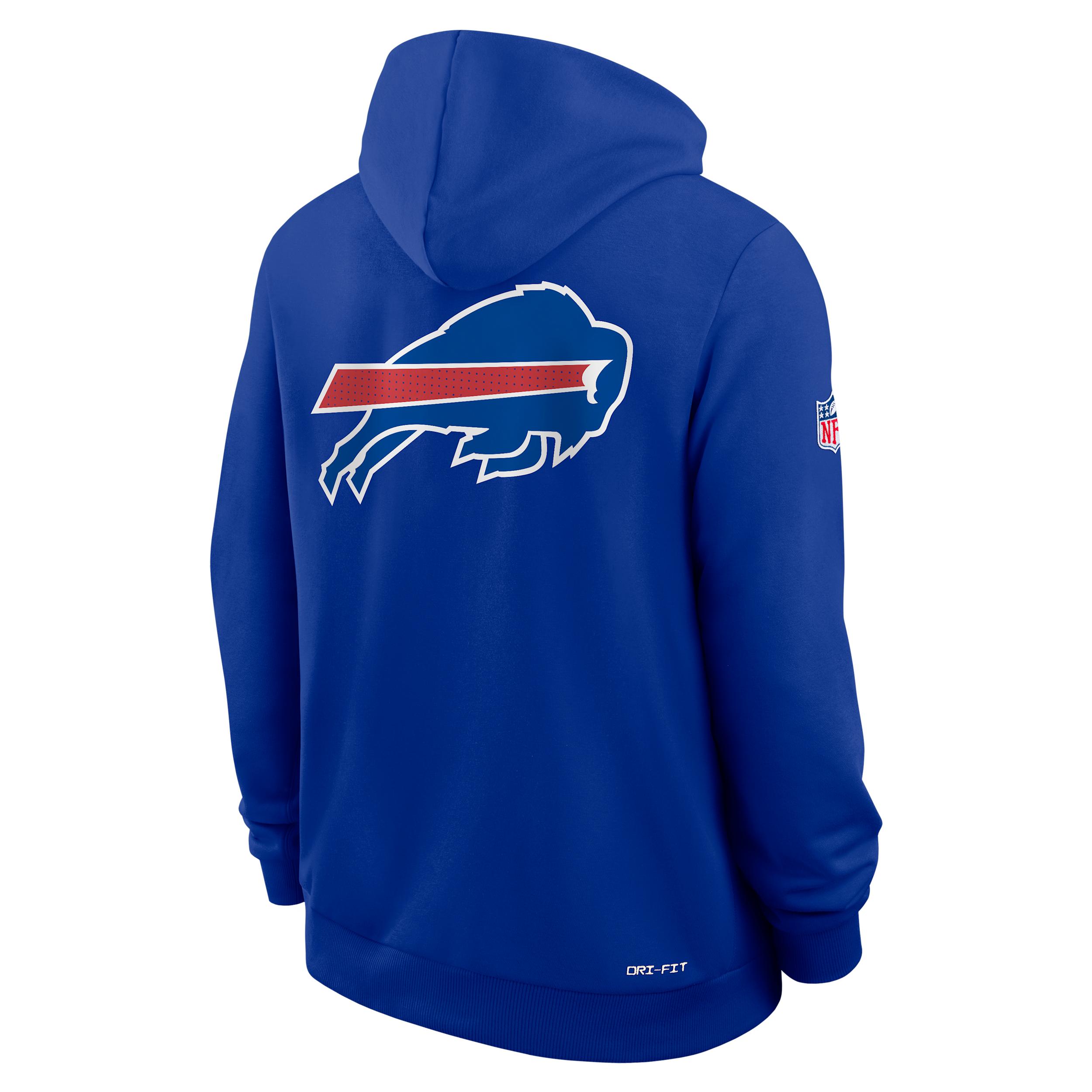 Buffalo Bills Utility Player Sideline Nike Men's Dri-FIT NFL Full-Zip Hoodie Product Image