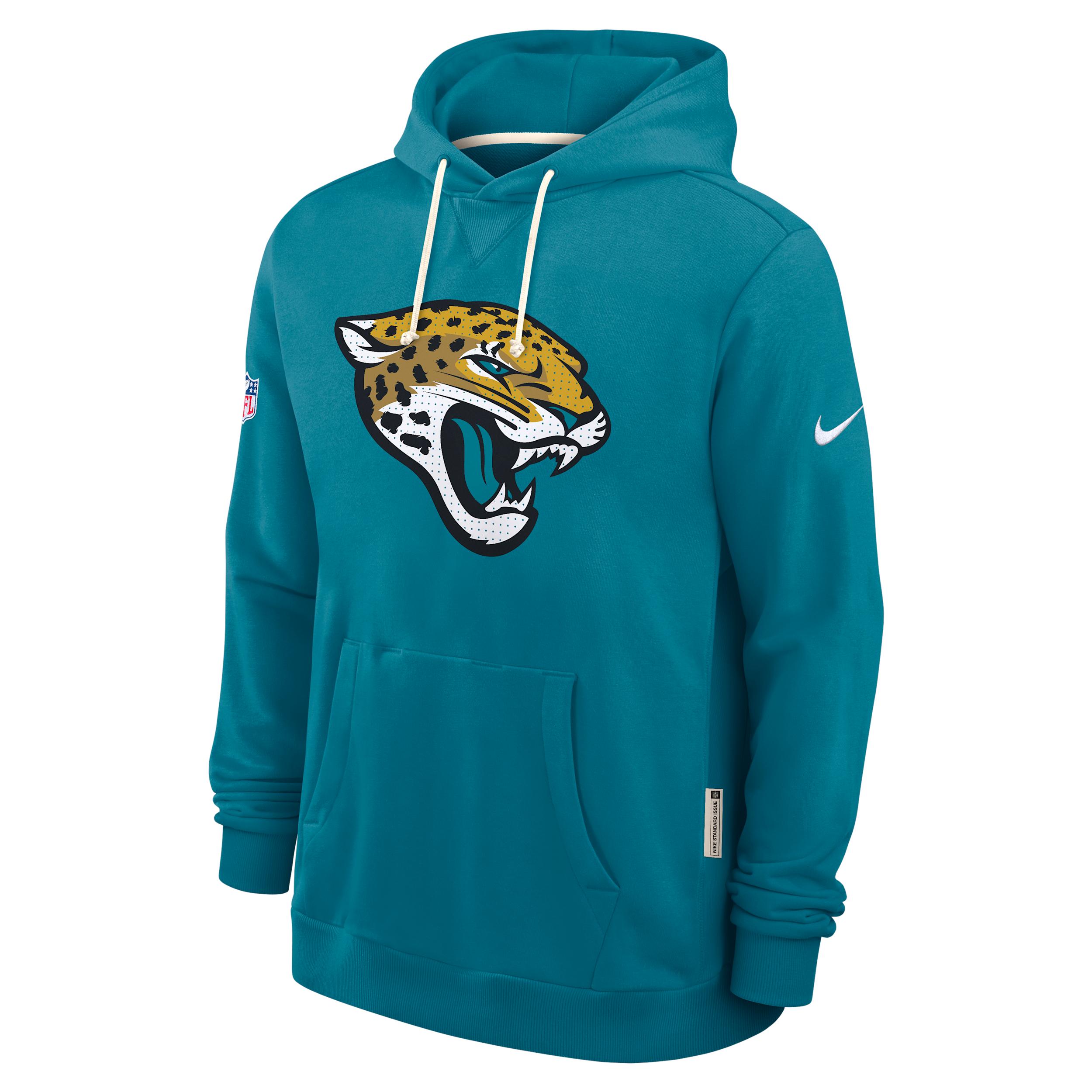 Jacksonville Jaguars Initial Home Sideline Nike Men's Dri-FIT NFL Pullover Hoodie Product Image
