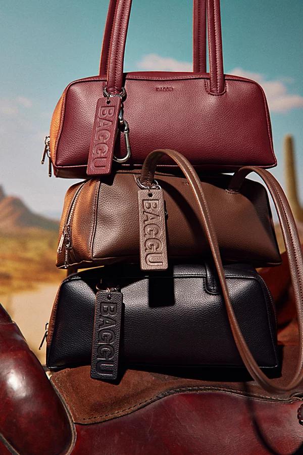 BAGGU Small Recycled Leather Bowler Bag Womens at Urban Outfitters Product Image