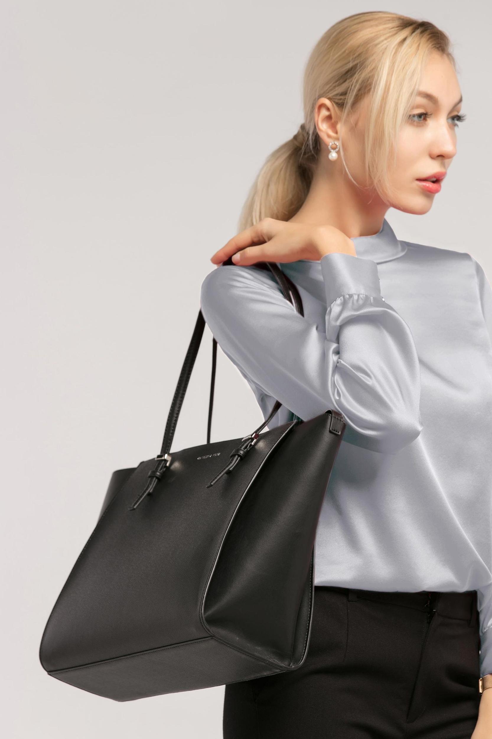 LILYSILK Business Blue Elegant Silk Blouse | Long Sleeves Style | Women Silk Navy Stand Collar Skin-Friendly and Breathable XS Product Image