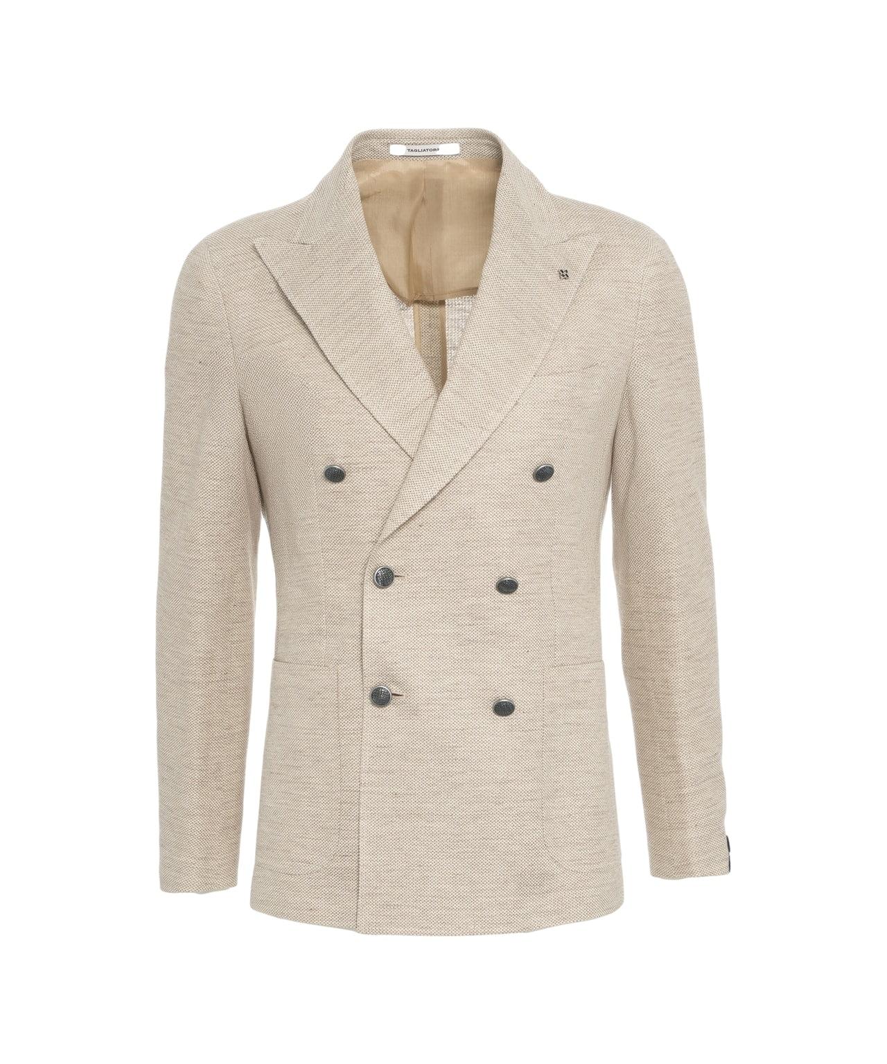 Linen shirt with mandarin collar Product Image