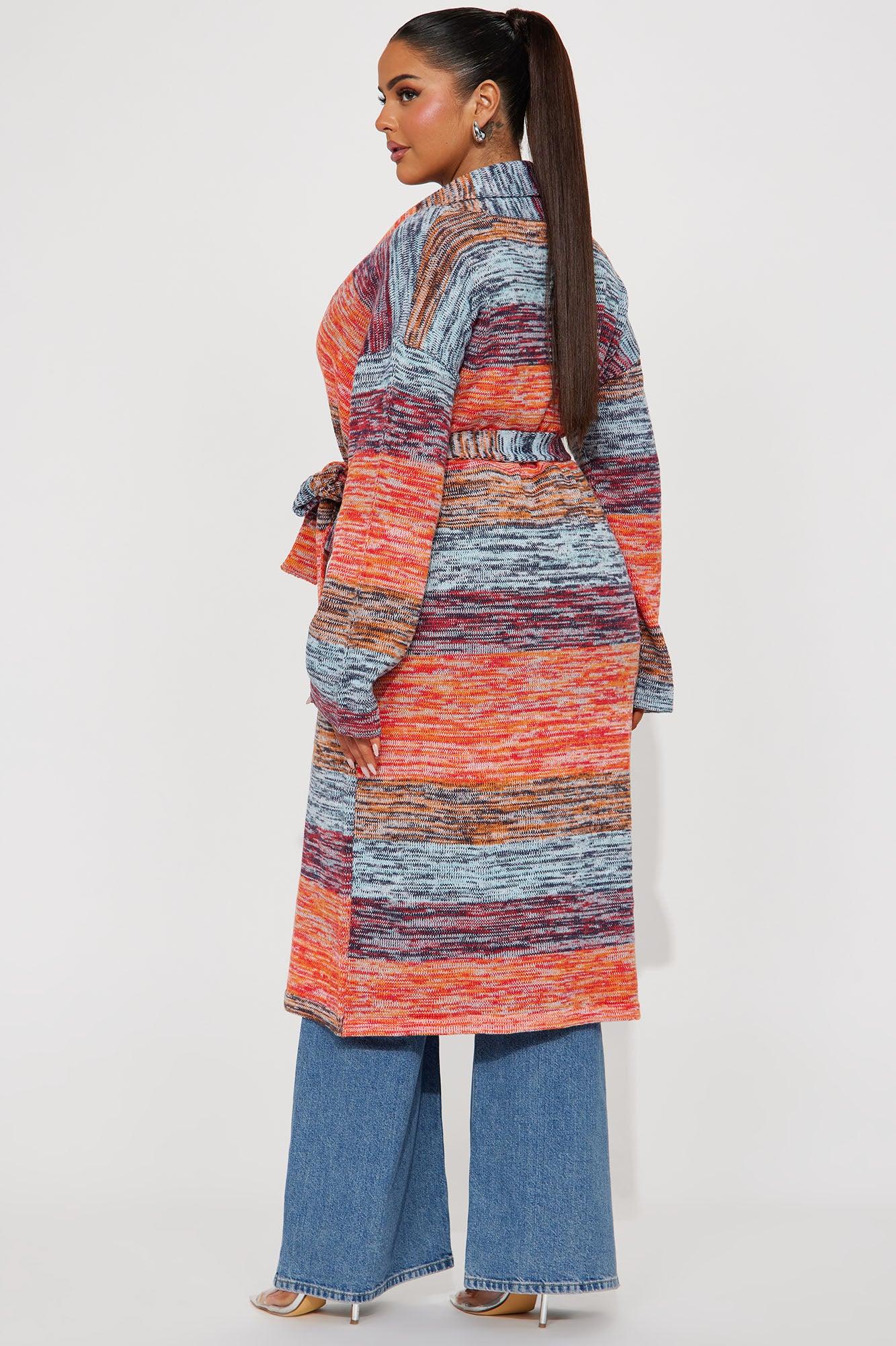 Making Magic Color Block Cardigan - Multi Color Female Product Image