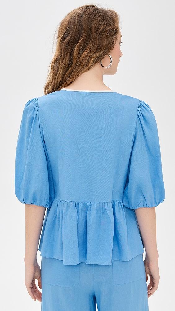 Dress To Tie Front Blouse | Shopbop Product Image
