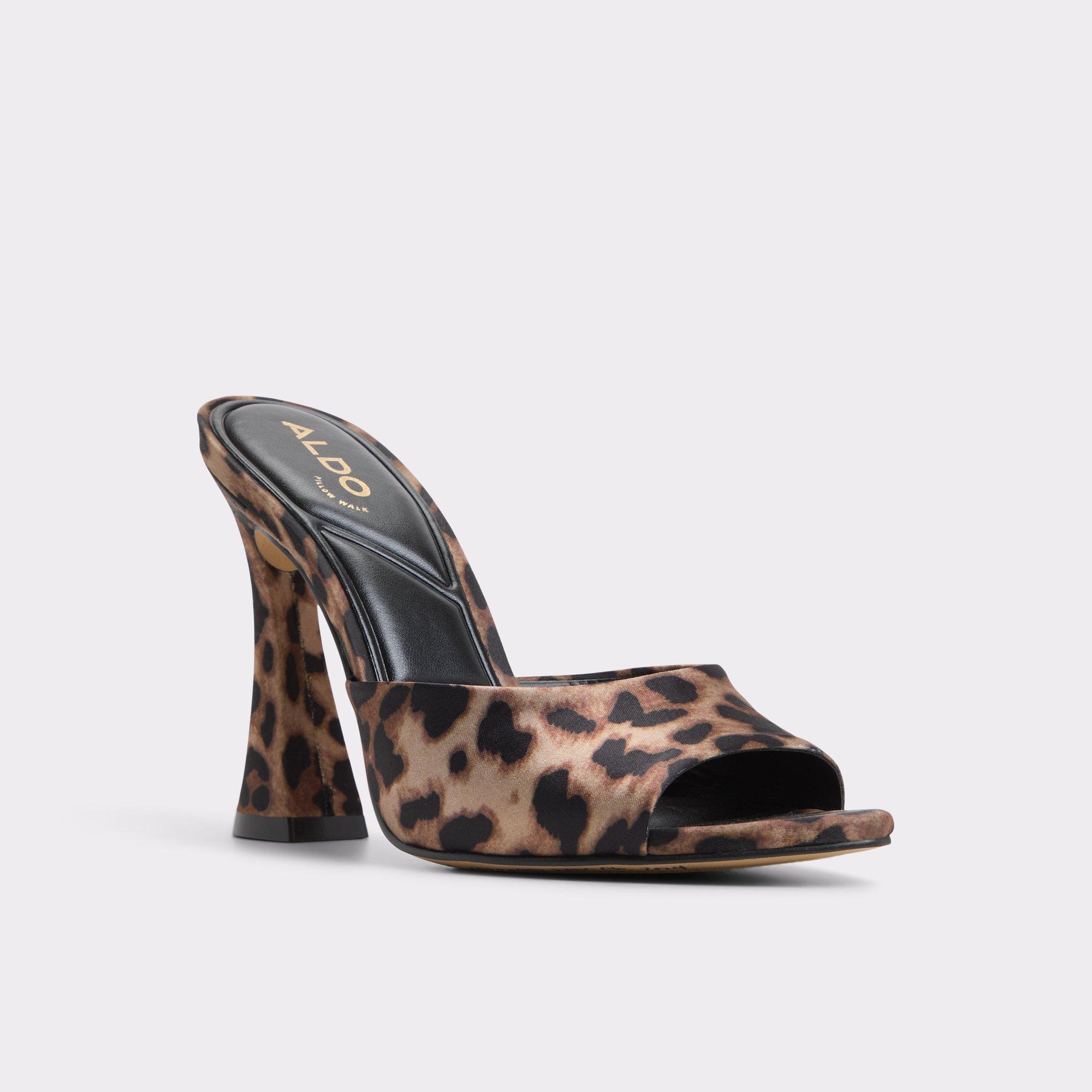 Rylea Brown Multi Textile Other Women's Heeled mules | ALDO US Product Image