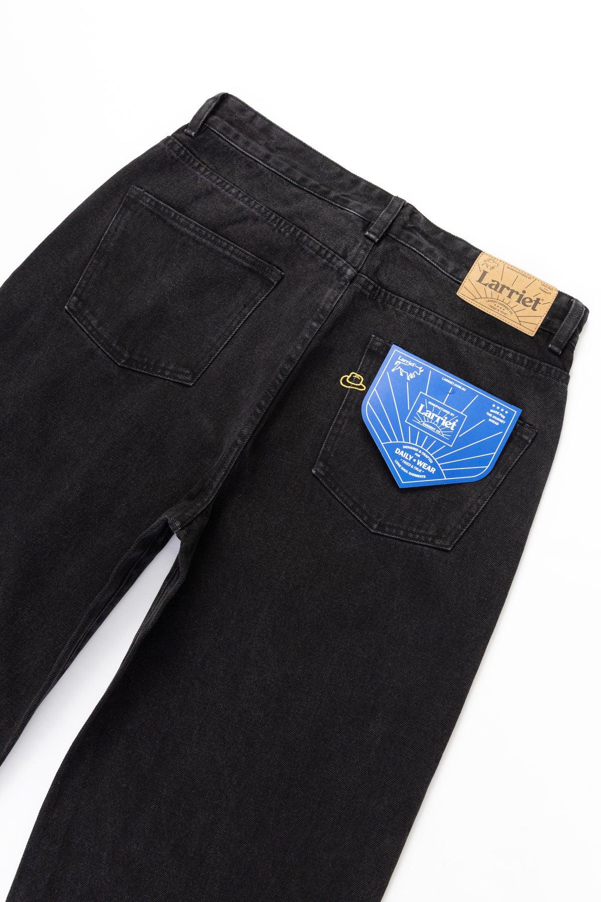 Larriet - Walé Jeans - Used Black Product Image