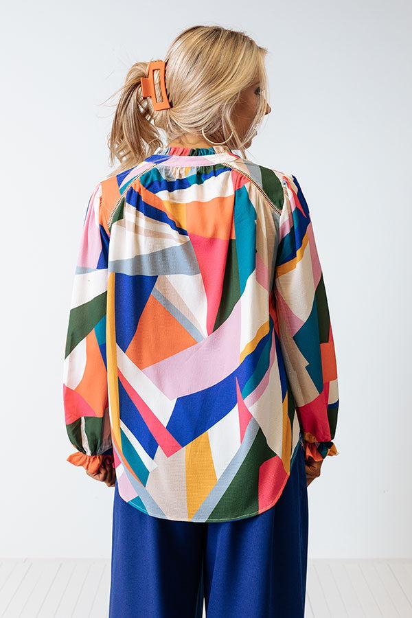 Day Cafe Shift Top In Pink Product Image