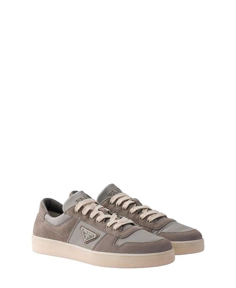 Men's Downtown Nylon and Suede Low-Top Sneakers Product Image