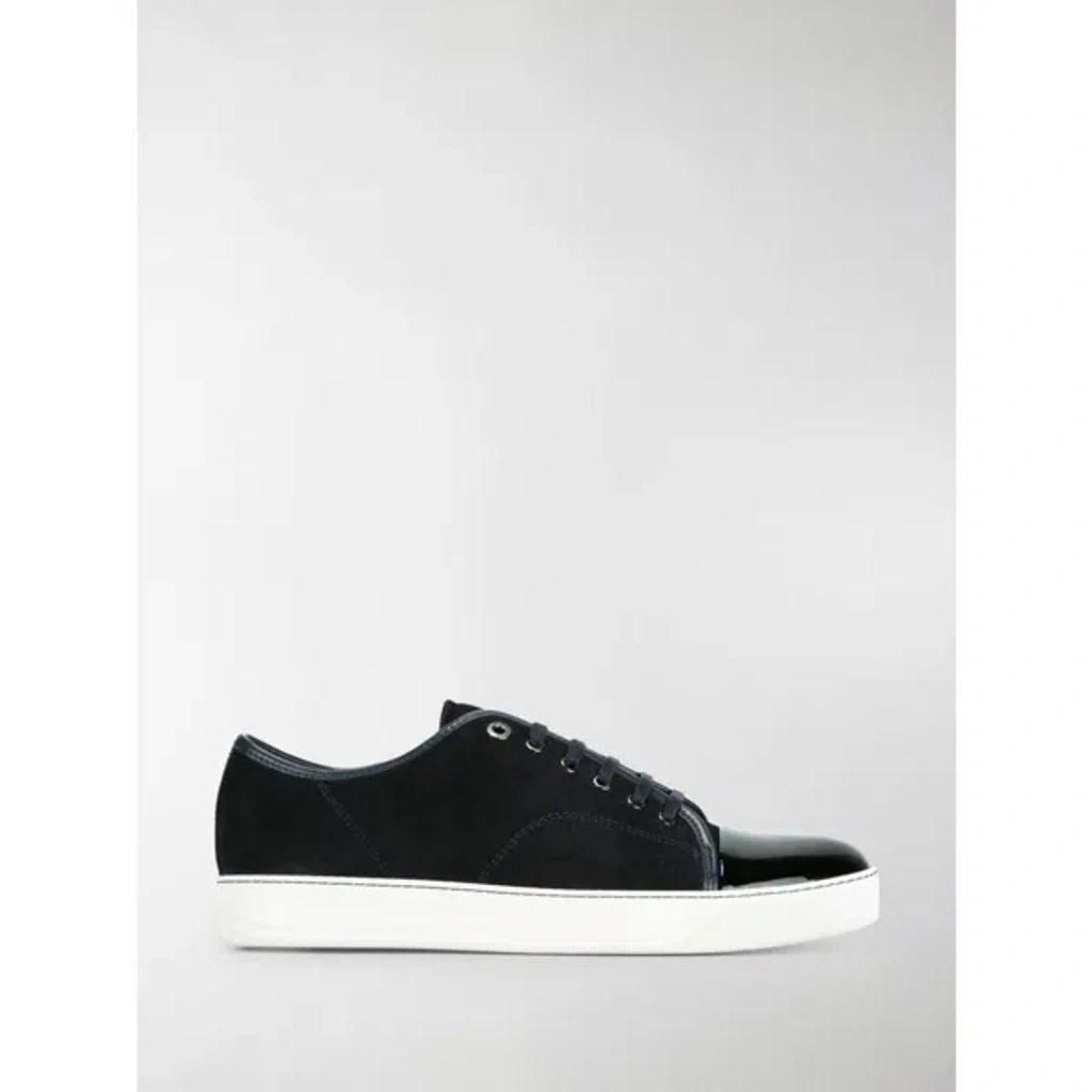 Black DBB1 Suede & Patent Leather Sneakers Product Image