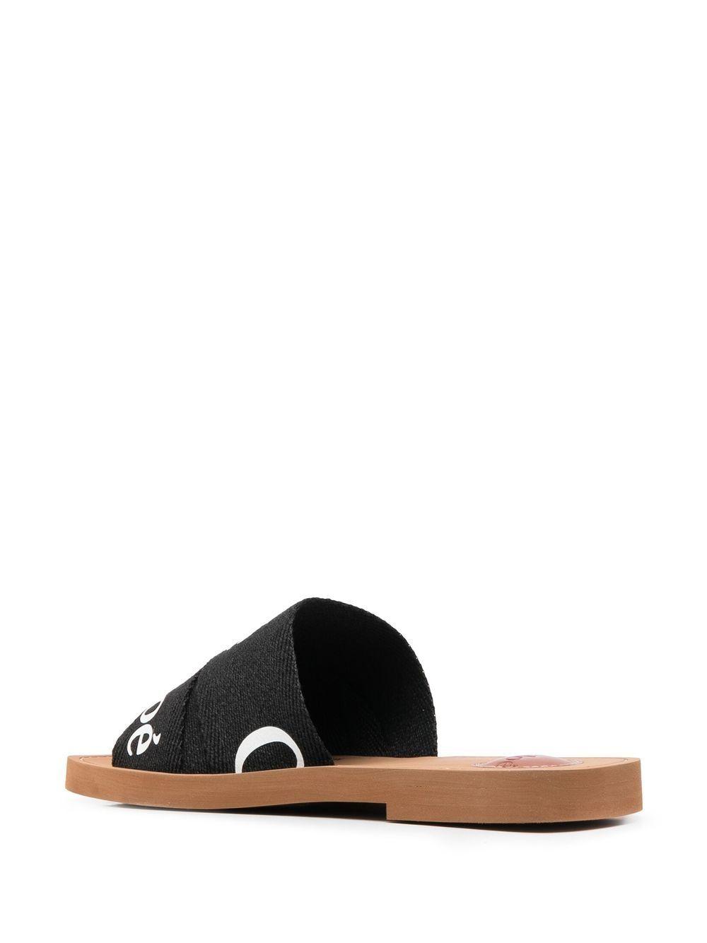 logo-strap sandals Product Image