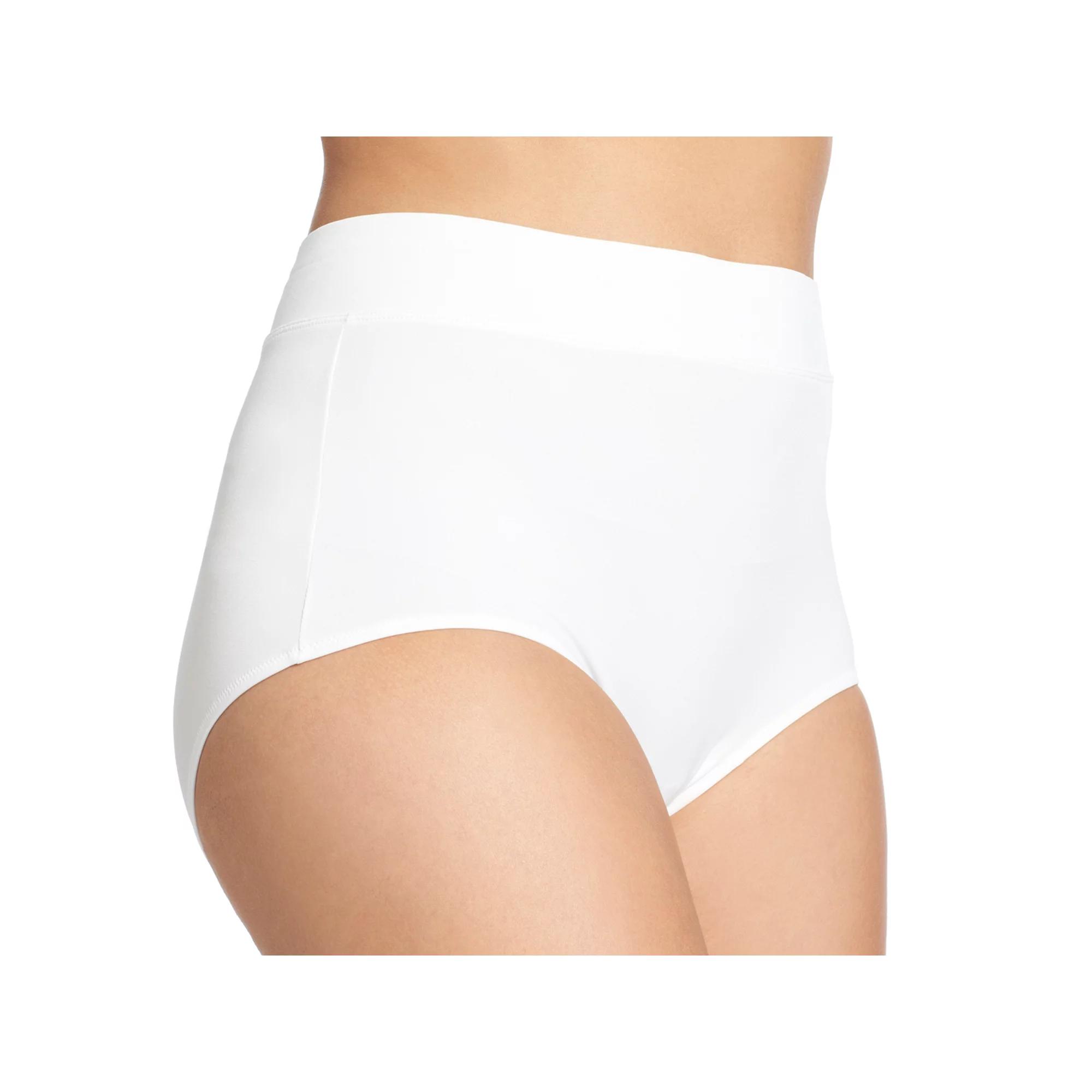 Warners No Pinching No Problems® Tailored Brief 5738, Women's, Size: 9, White Product Image