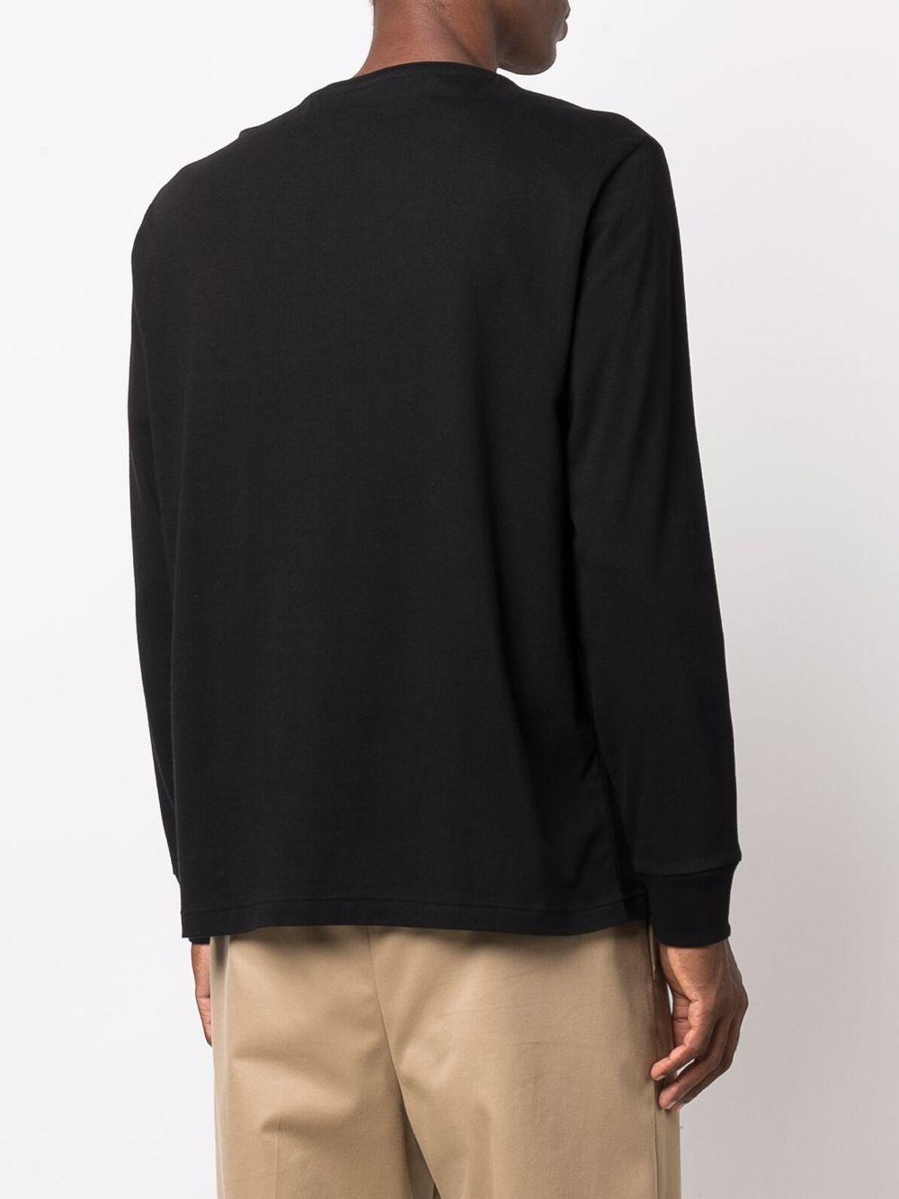 Classic logo-embroidered long-sleeve T-shirt Product Image