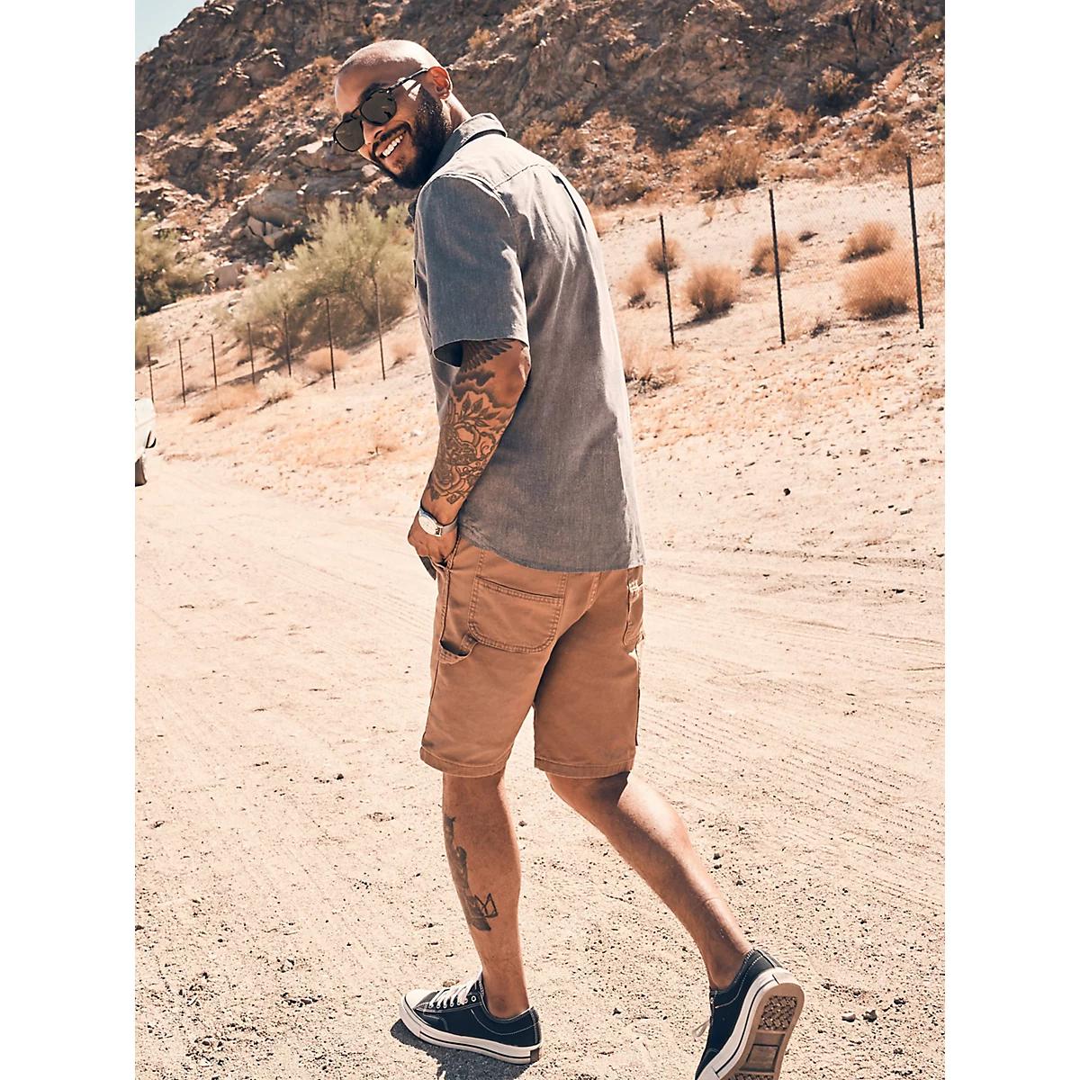 Men's Wrangler® Five Star Premium Carpenter Shorts in Dark Indigo Product Image